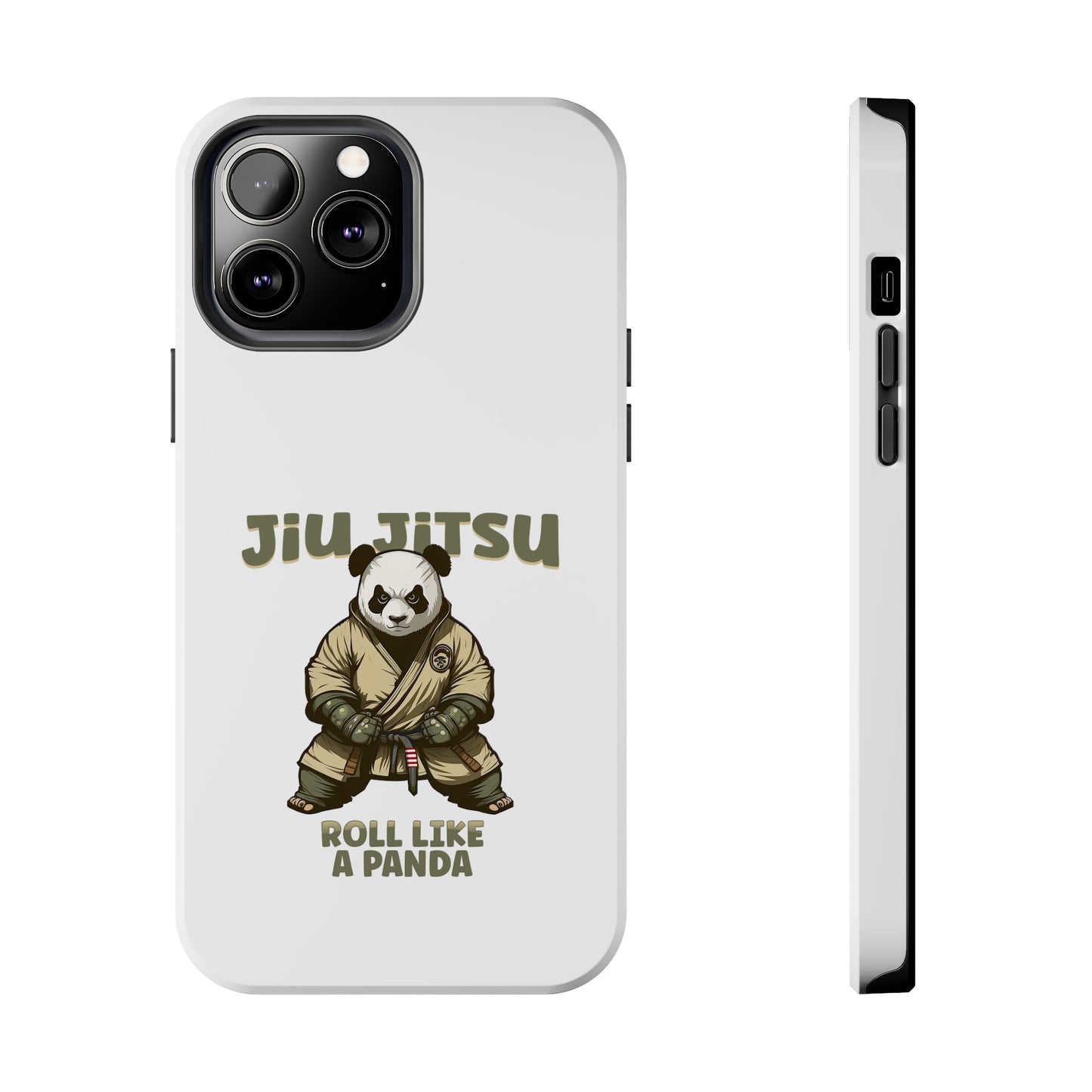 Jiu Jitsu Roll like a Panda Tough Phone Cases