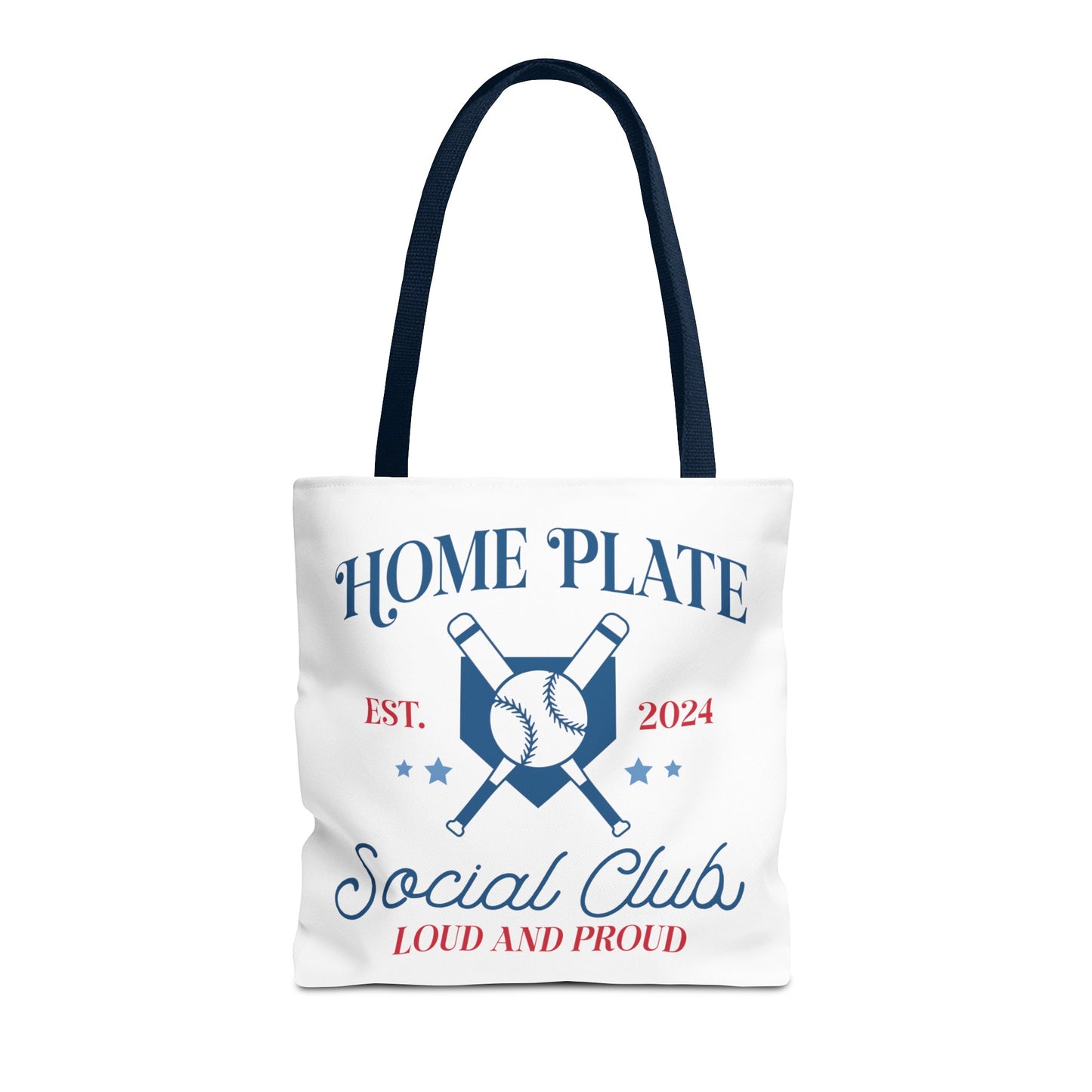 Home Plate Social Club Tote Bag (AOP)