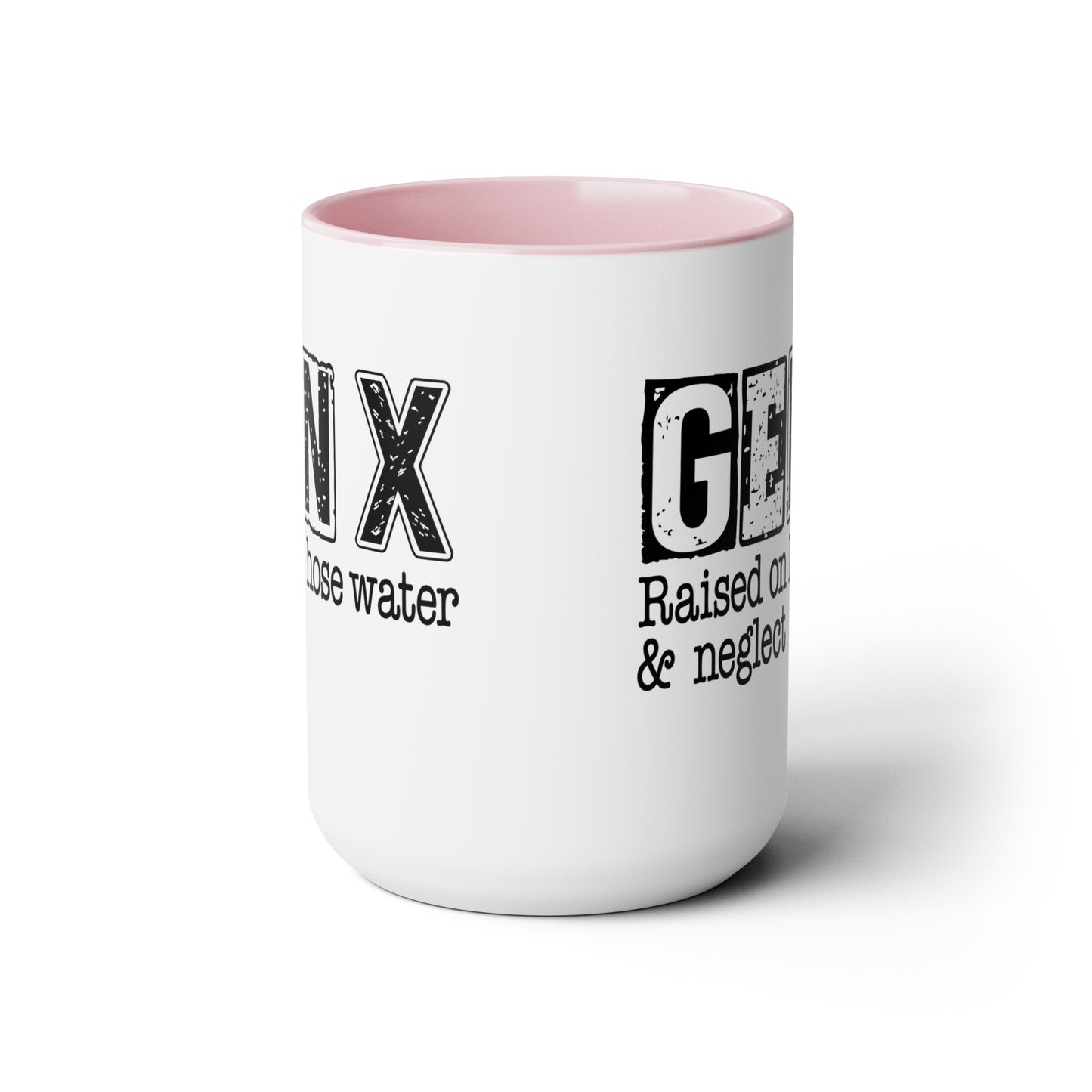 Gen X Two-Tone Coffee Mugs, 15oz