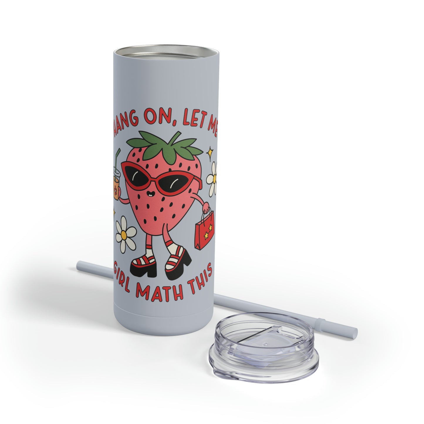 Girl Math Maars Maker Skinny Matte Tumbler, 20oz