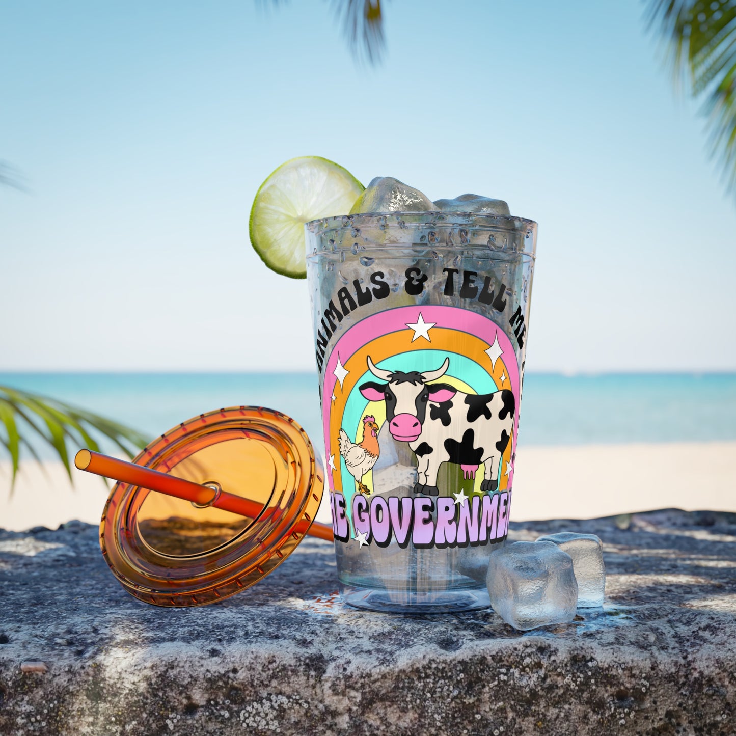 Buy Me Animals Sunsplash Tumbler with Straw, 16oz