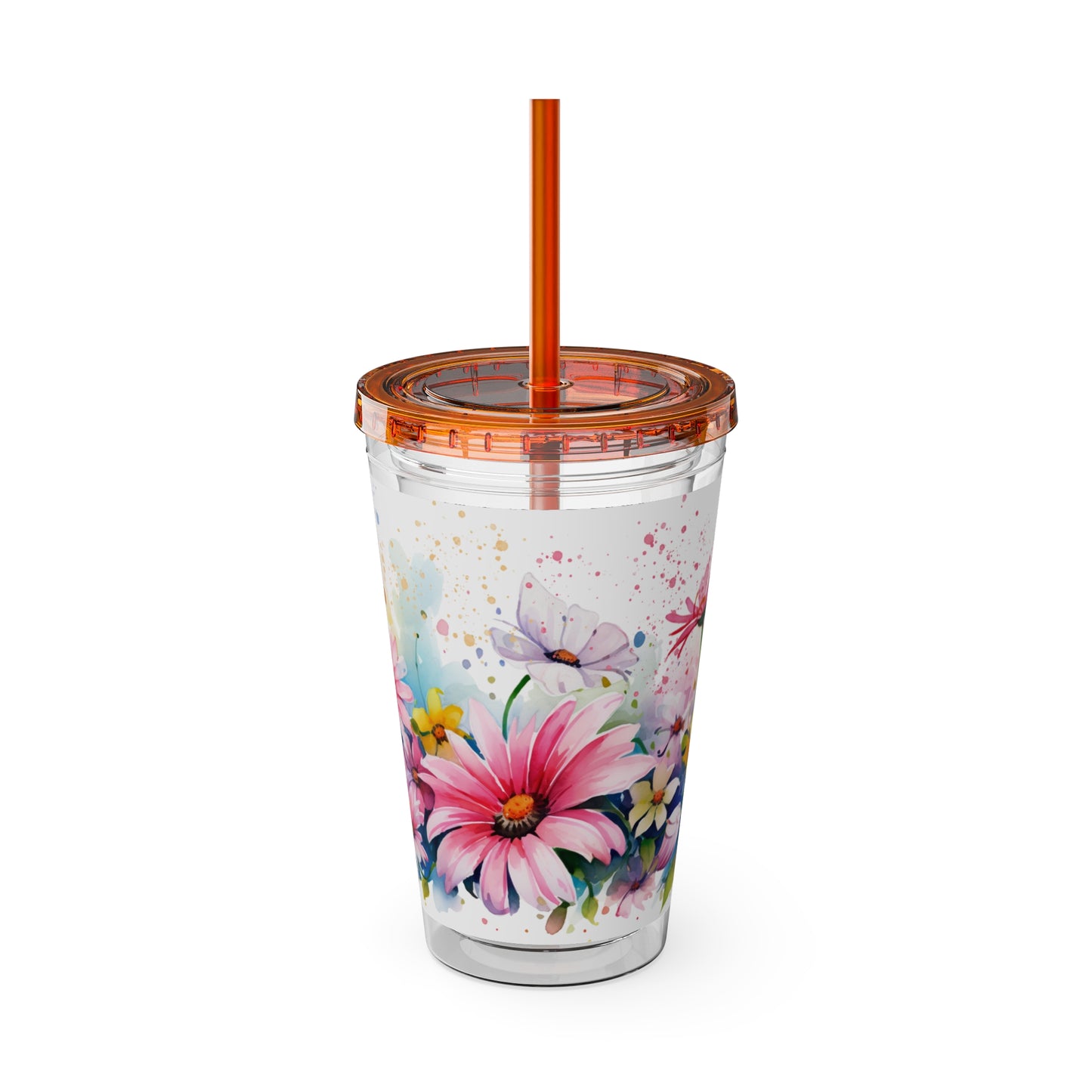 Nana Sunsplash Tumbler with Straw, 16oz