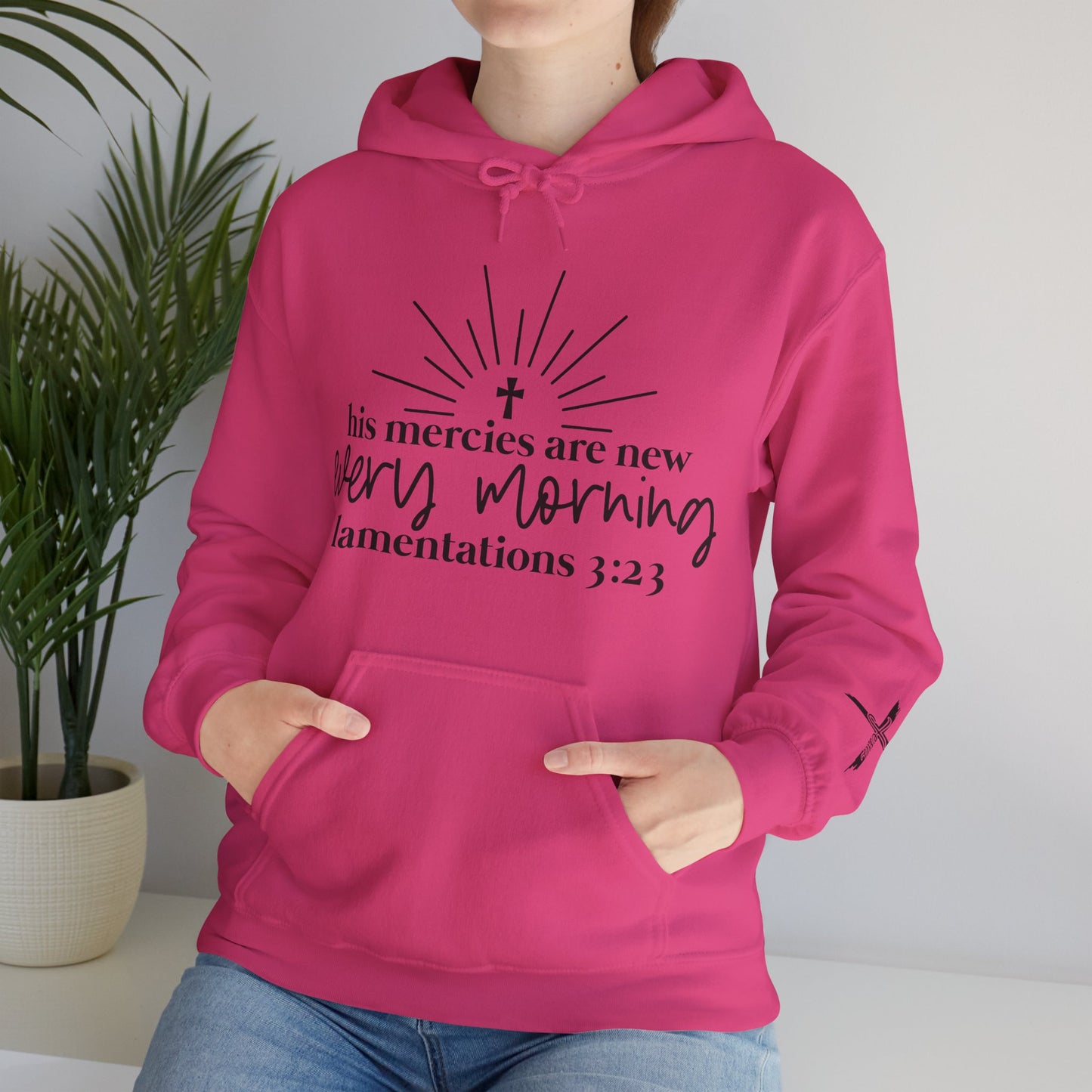 His Mercies Unisex Heavy Blend™ Hooded Sweatshirt