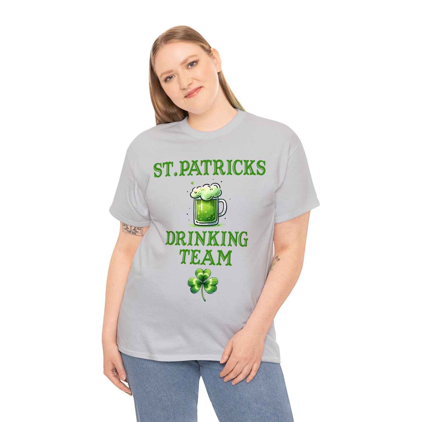 St Patricks Drinking Team Unisex Heavy Cotton Tee