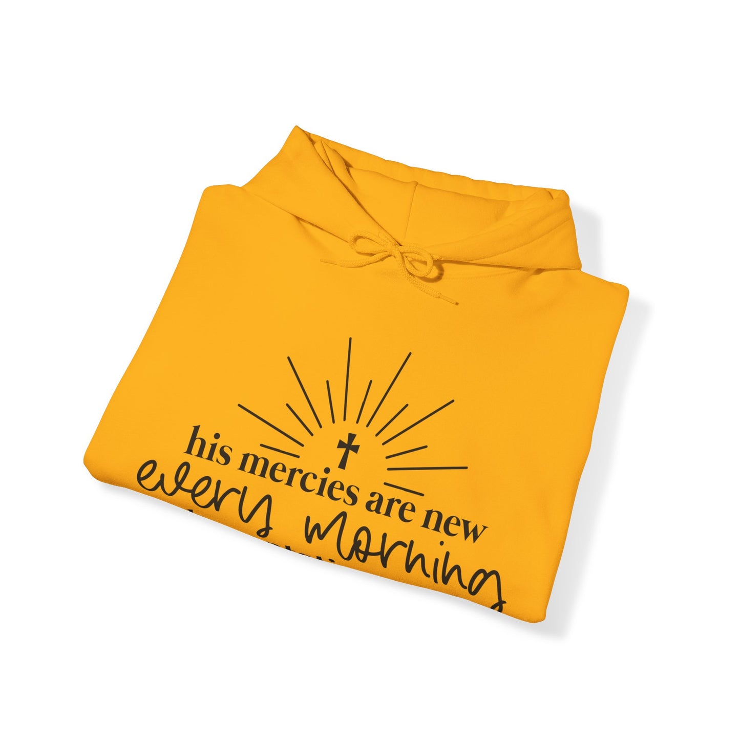 His Mercies Unisex Heavy Blend™ Hooded Sweatshirt