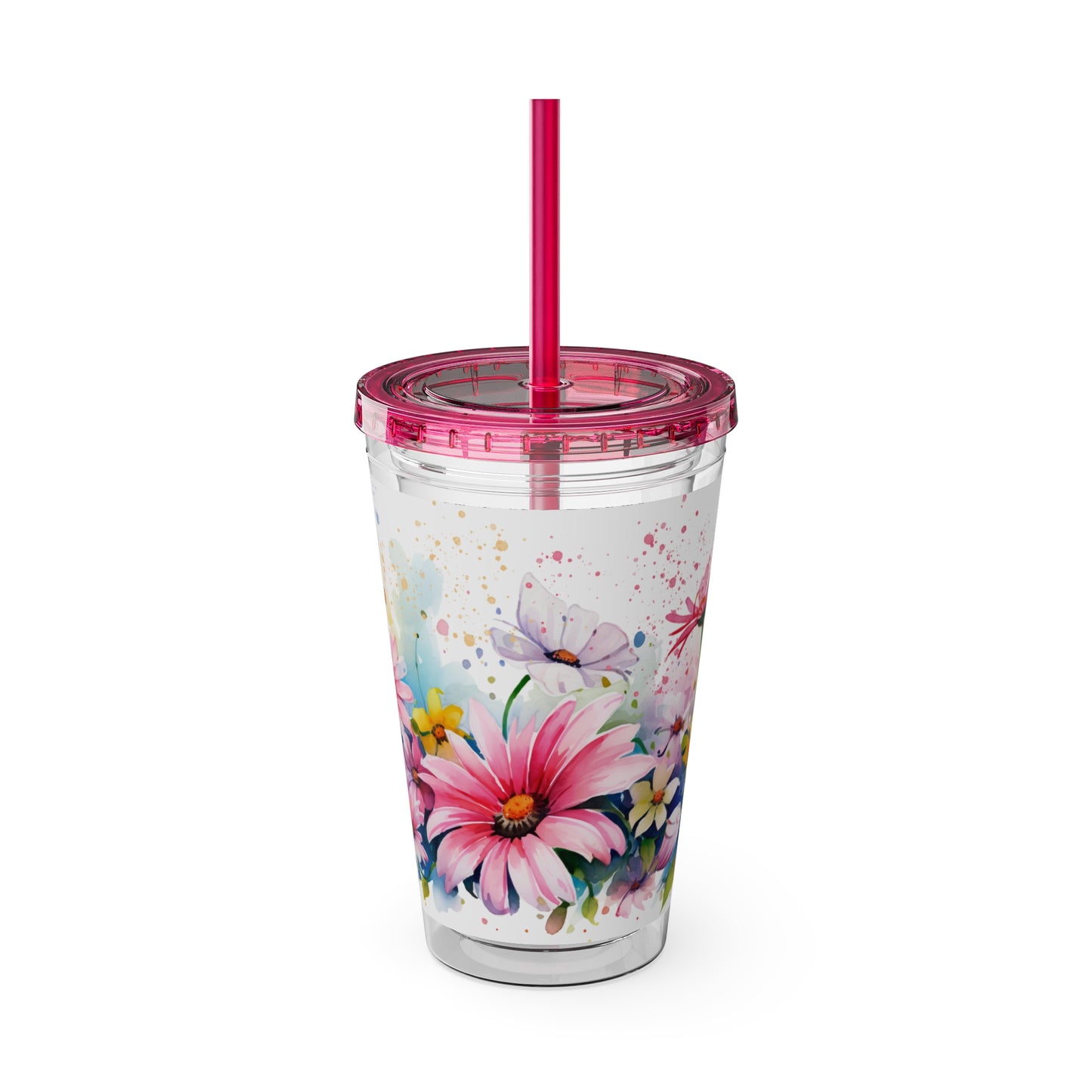 Nana Sunsplash Tumbler with Straw, 16oz