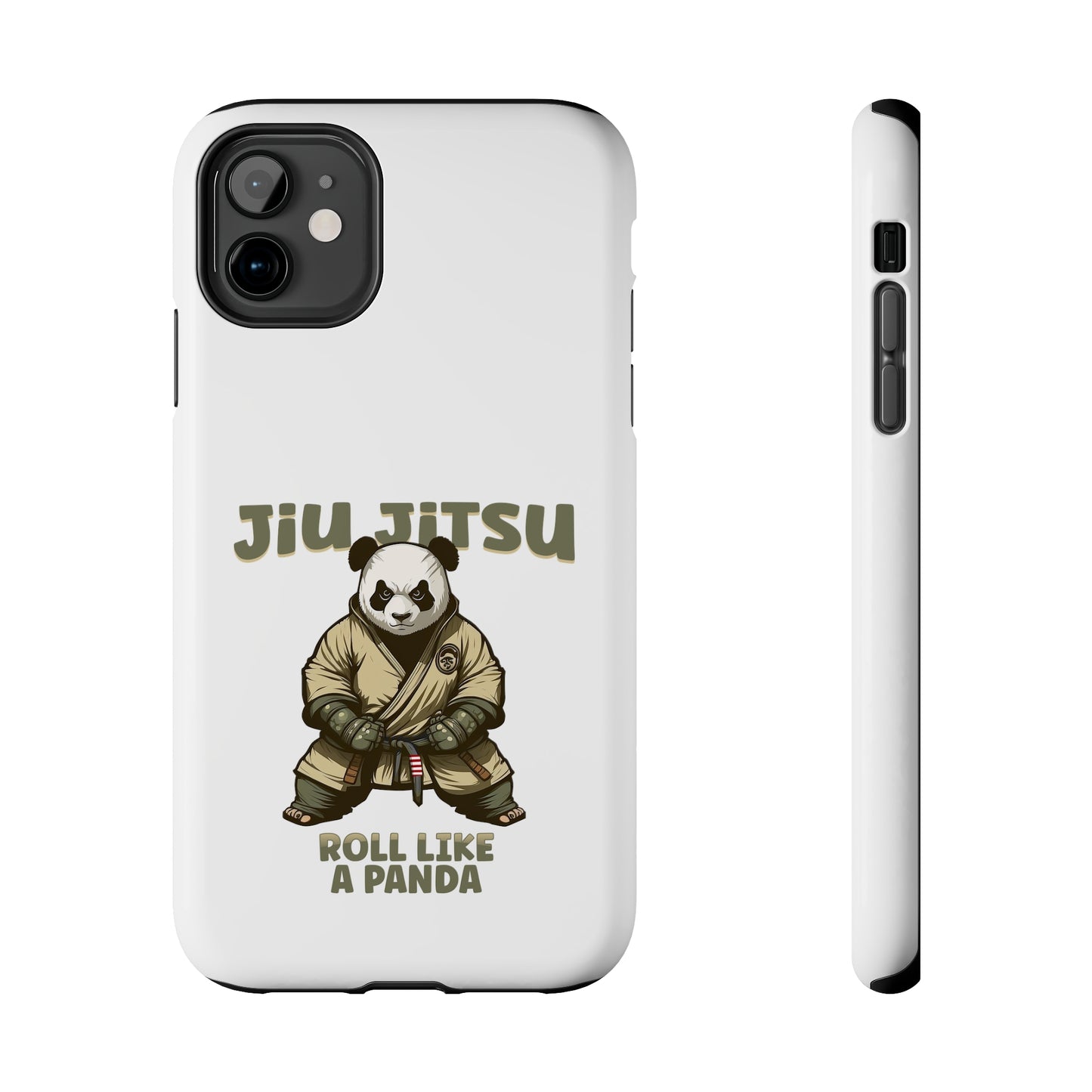 Jiu Jitsu Roll like a Panda Tough Phone Cases