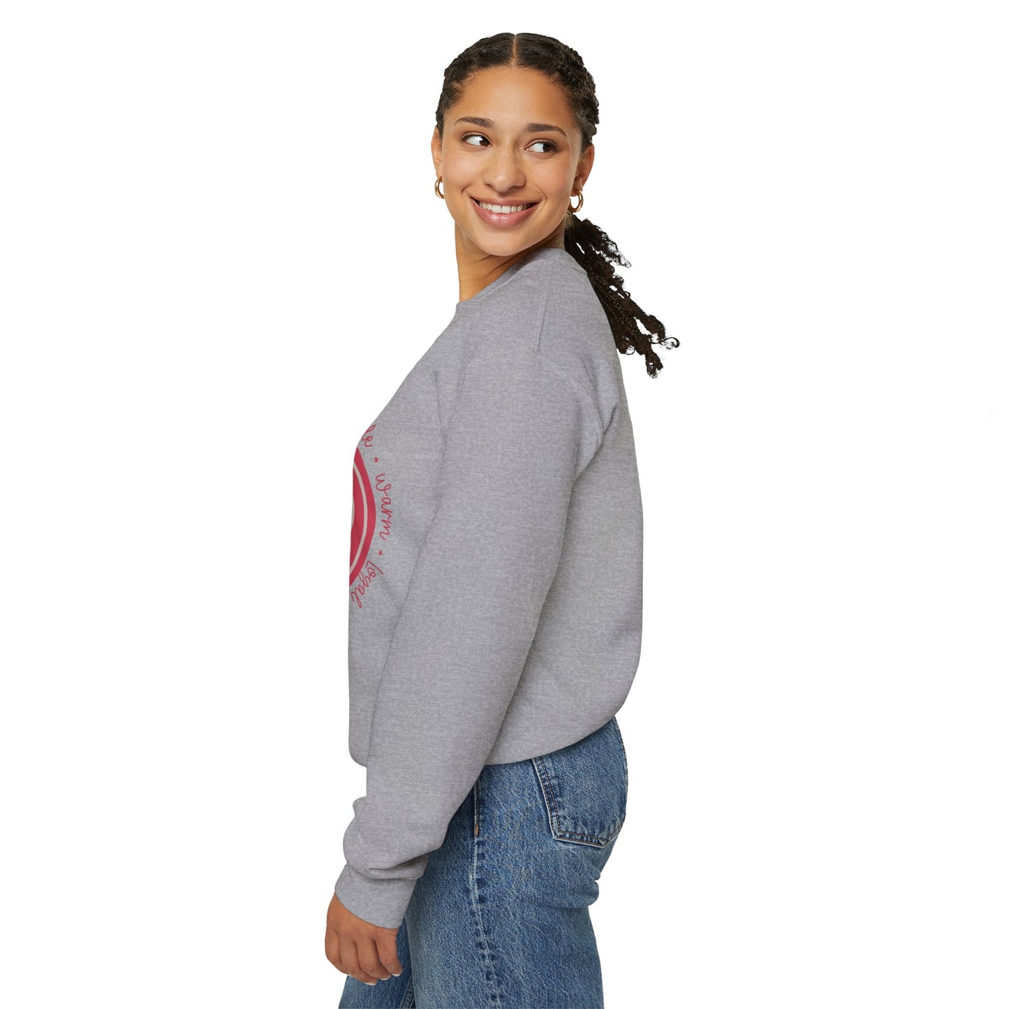 Teacher Heart Unisex Heavy Blend™ Crewneck Sweatshirt