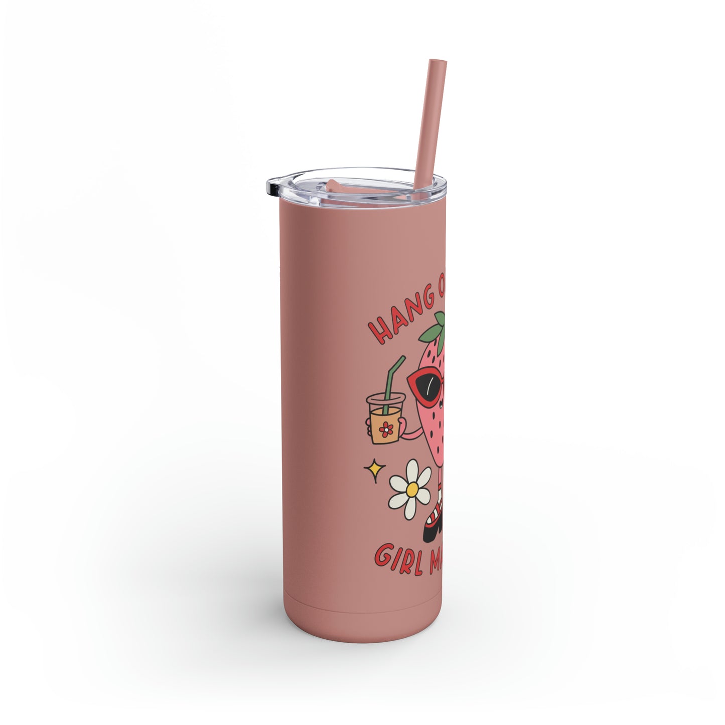 Girl Math Maars Maker Skinny Matte Tumbler, 20oz