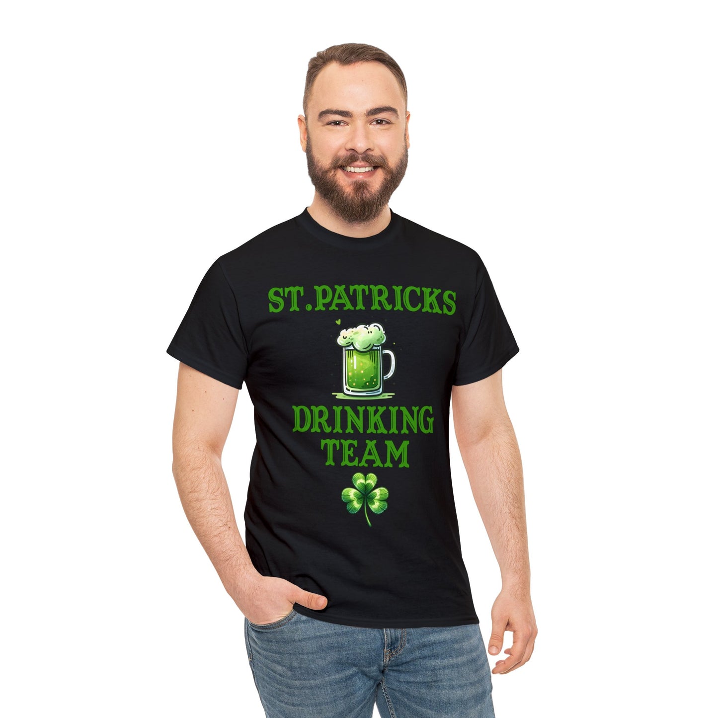 St Patricks Drinking Team Unisex Heavy Cotton Tee