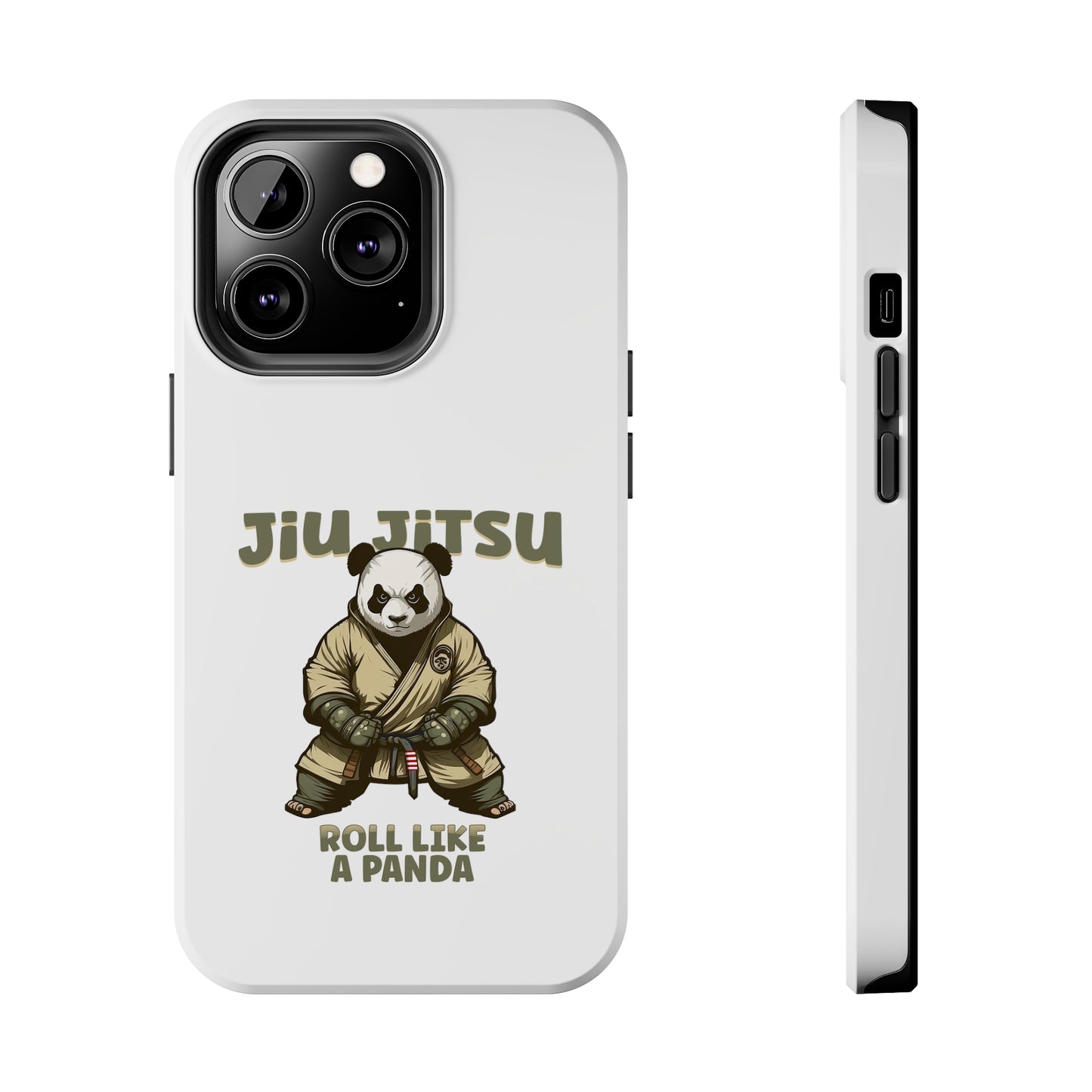 Jiu Jitsu Roll like a Panda Tough Phone Cases
