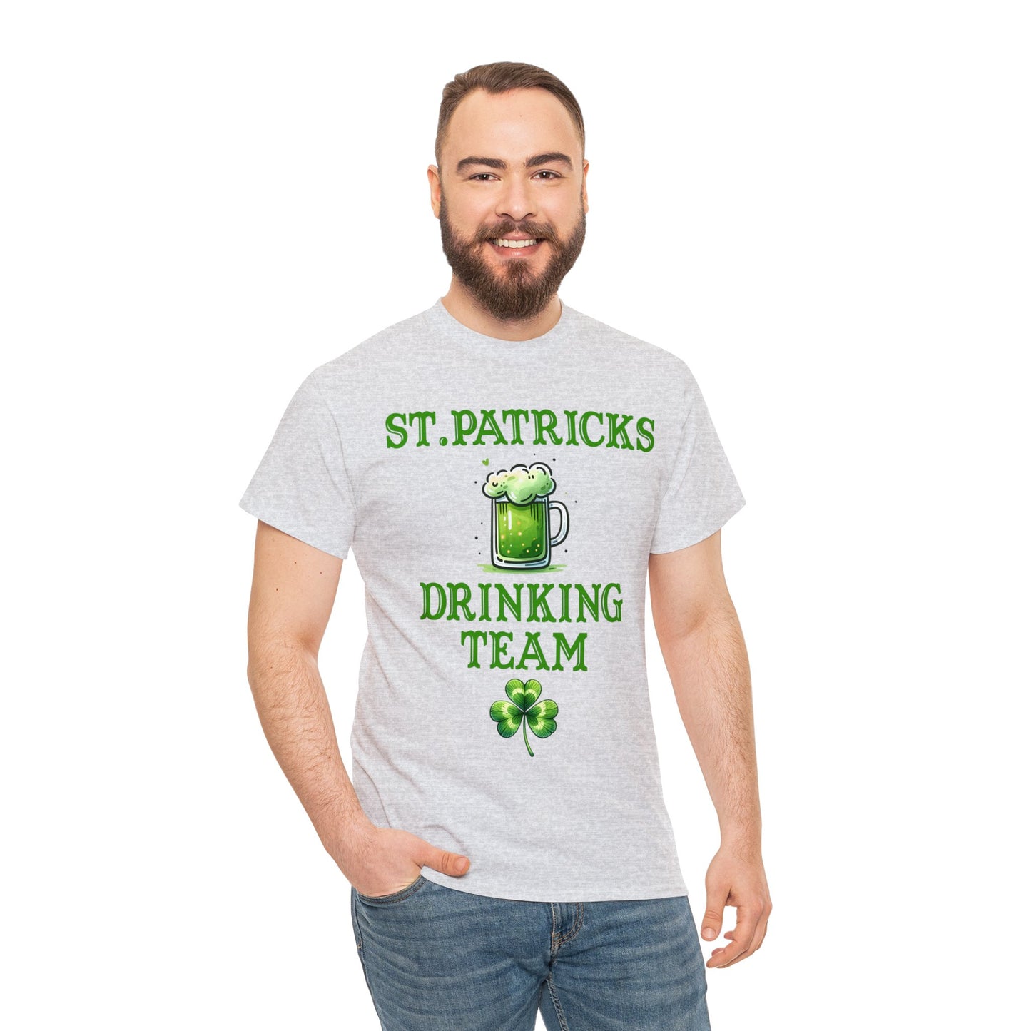 St Patricks Drinking Team Unisex Heavy Cotton Tee