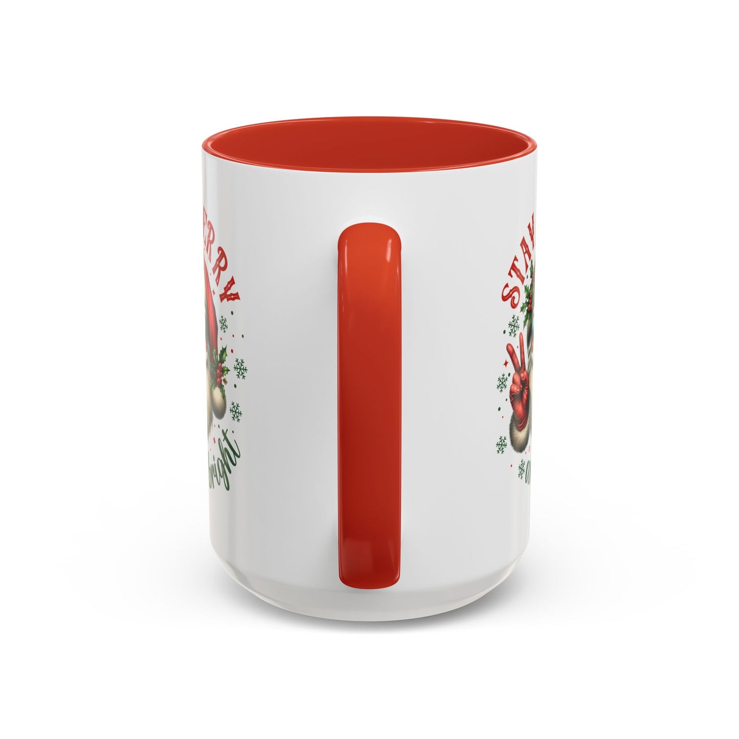 Stay Merry Accent Coffee Mug (11, 15oz)