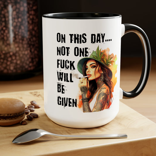 On This Day Two-Tone Coffee Mugs, 15oz