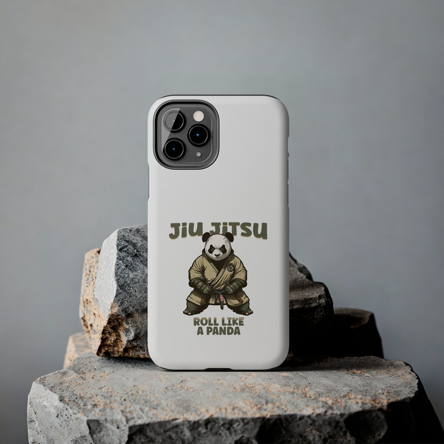 Jiu Jitsu Roll like a Panda Tough Phone Cases