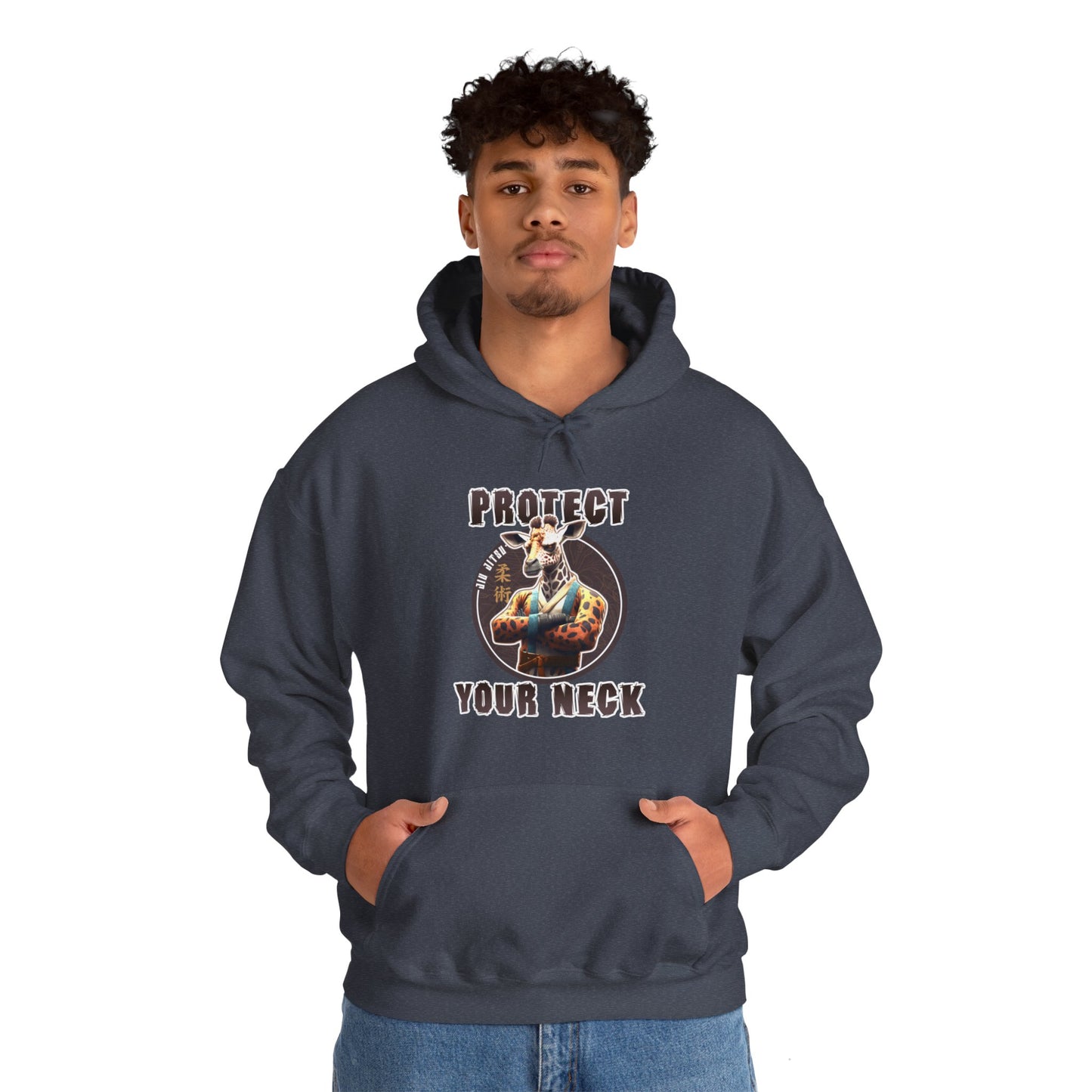 Protect Your Neck Unisex Heavy Blend™ Hooded Sweatshirt