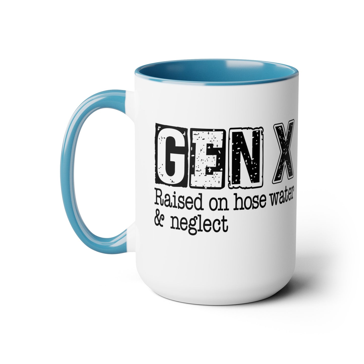 Gen X Two-Tone Coffee Mugs, 15oz