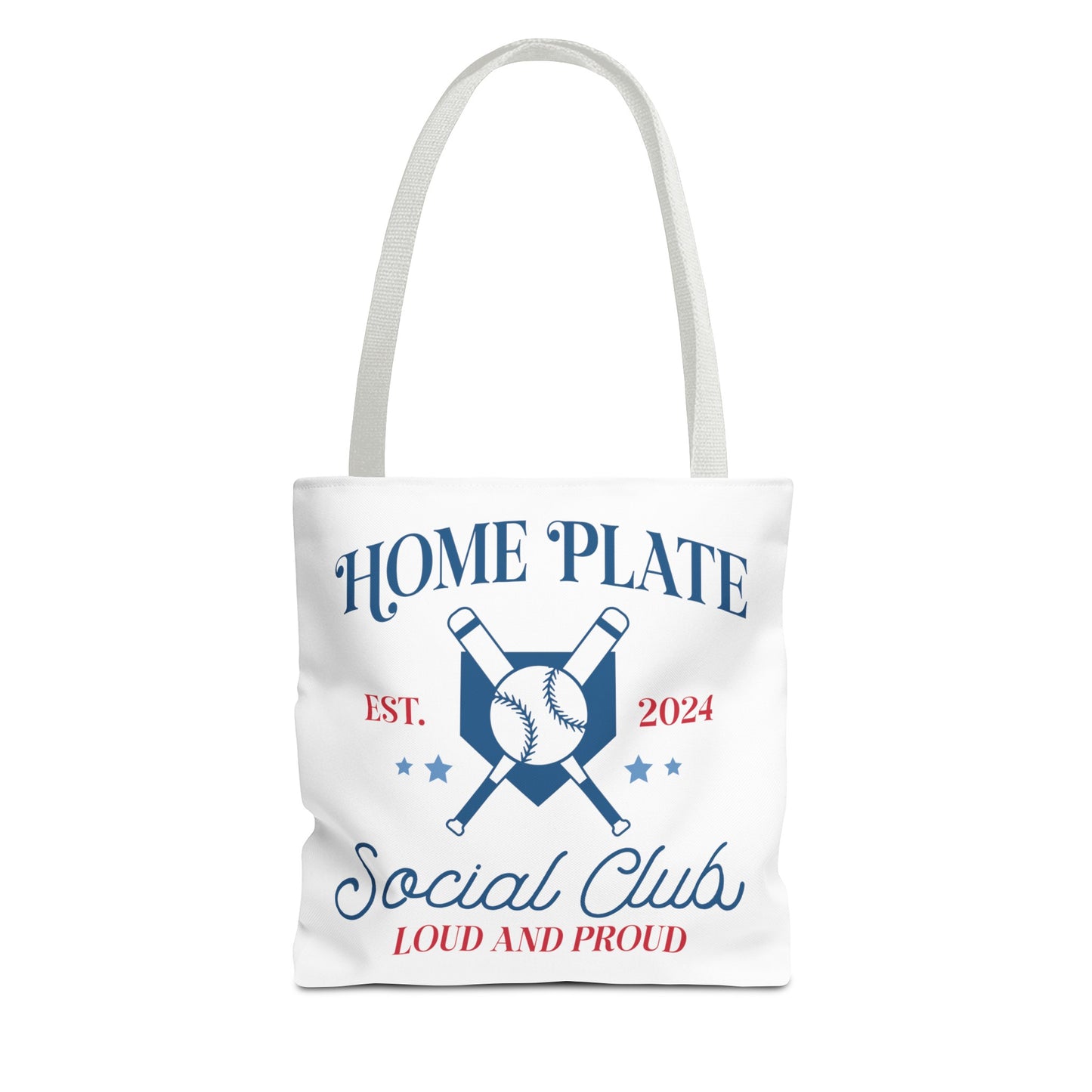 Home Plate Social Club Tote Bag (AOP)