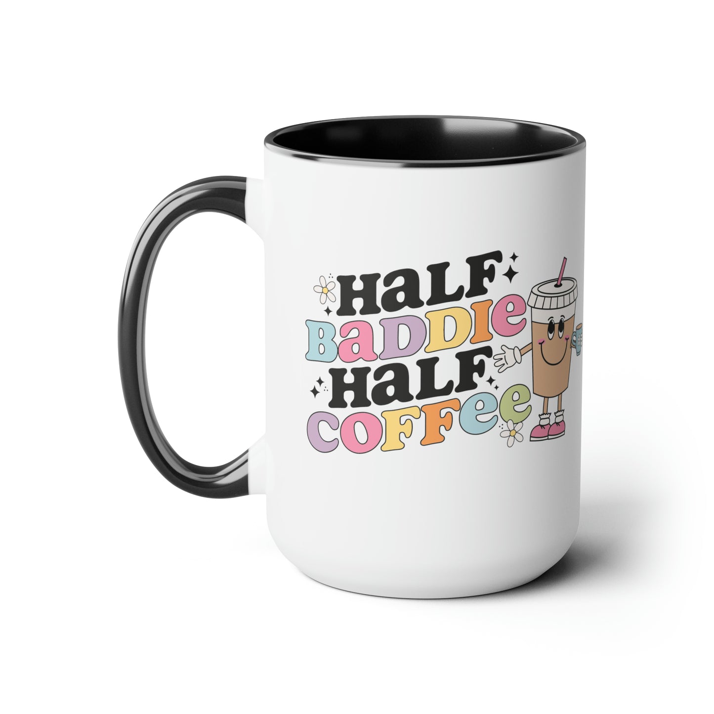 Baddie Two-Tone Coffee Mugs, 15oz