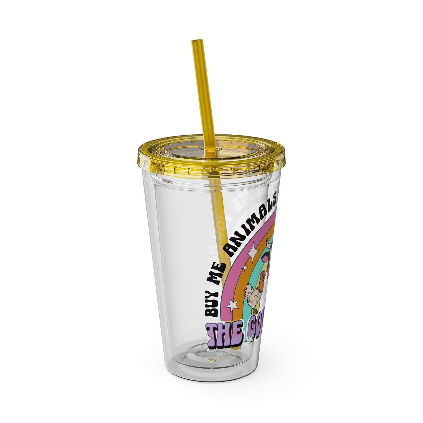 Buy Me Animals Sunsplash Tumbler with Straw, 16oz