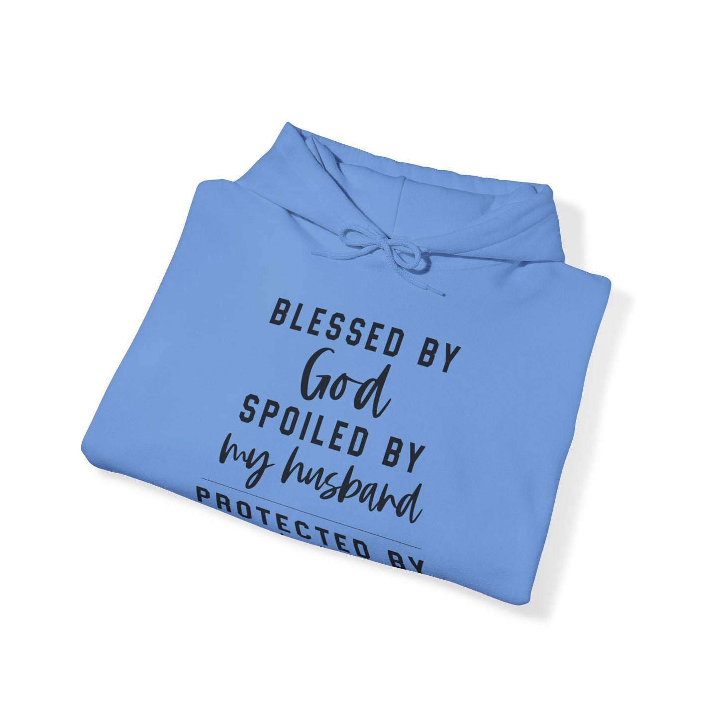 Protected by Both Unisex Heavy Blend™ Hooded Sweatshirt