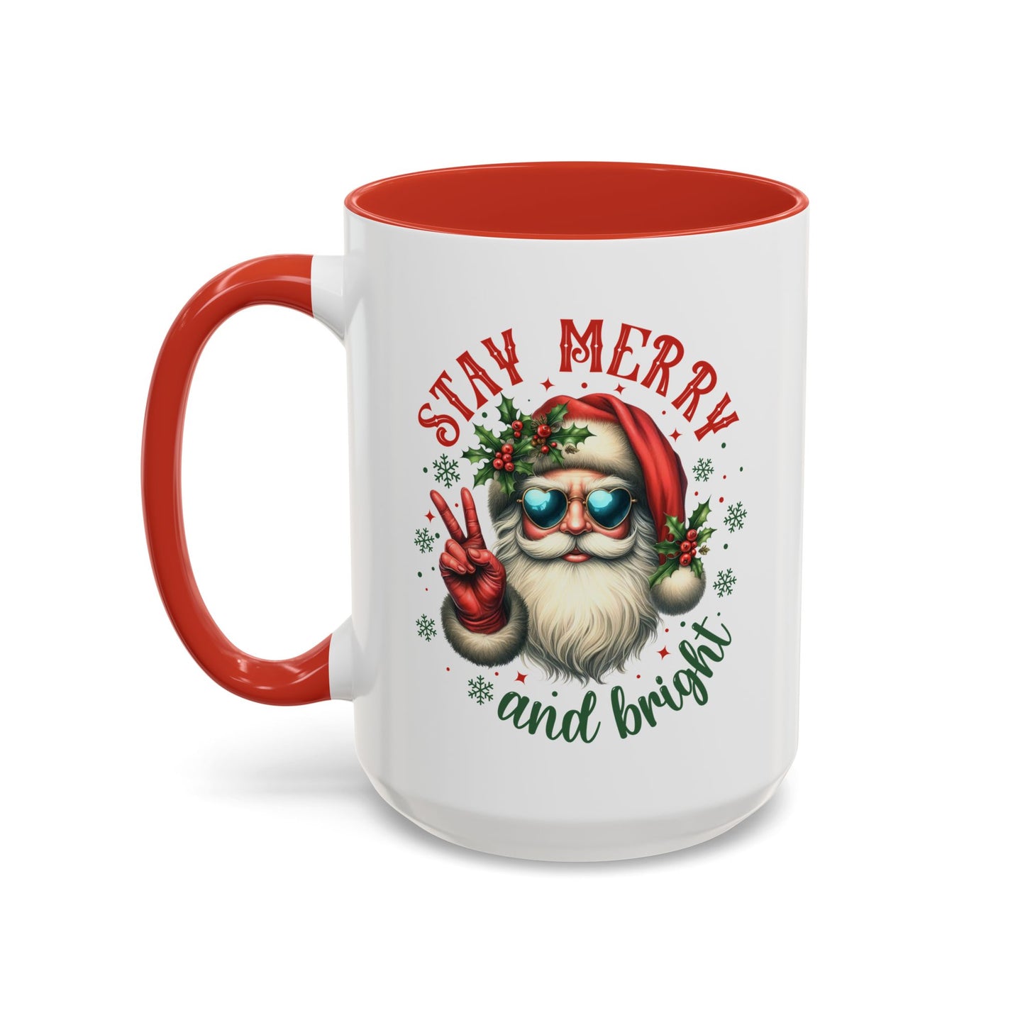 Stay Merry Accent Coffee Mug (11, 15oz)