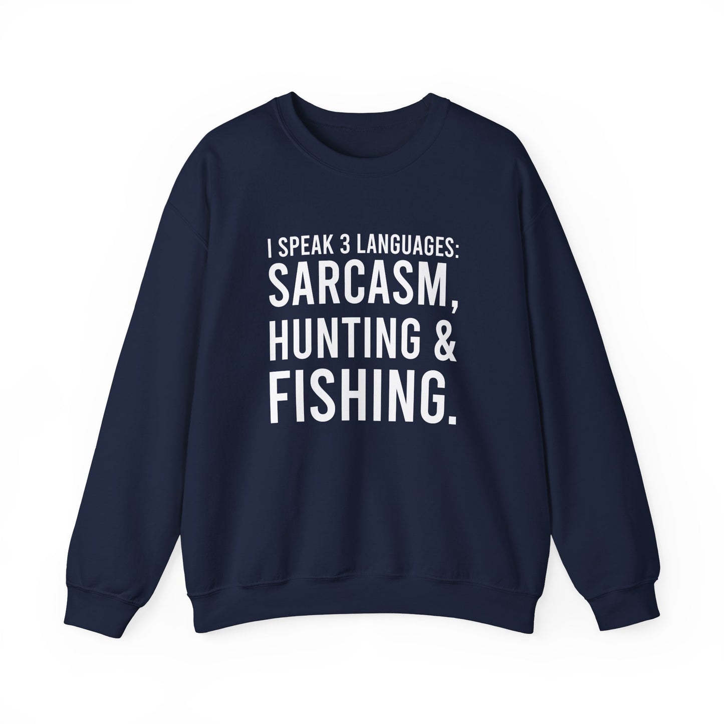 3 languages Unisex Heavy Blend™ Crewneck Sweatshirt