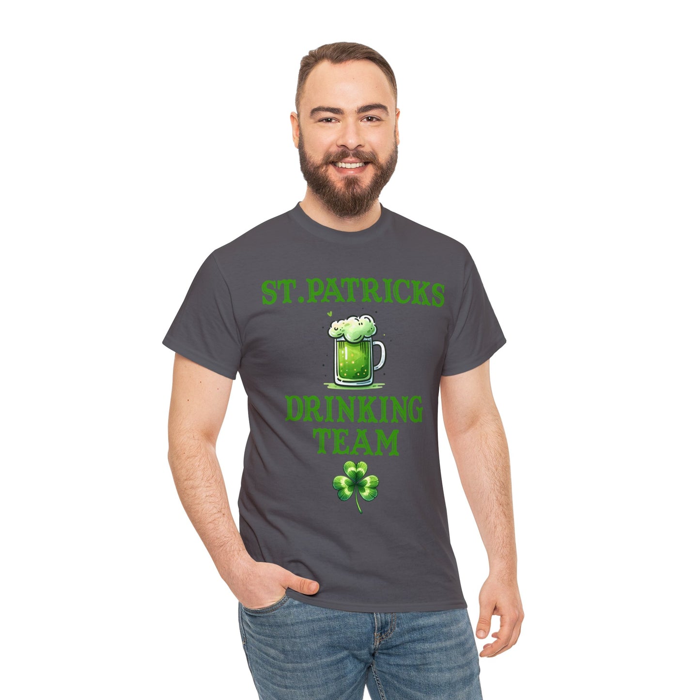 St Patricks Drinking Team Unisex Heavy Cotton Tee