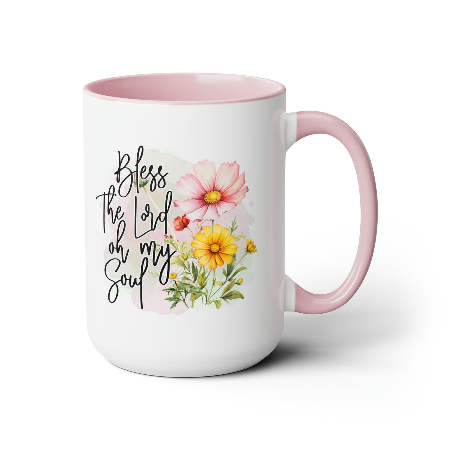 Bless the Lord Two-Tone Coffee Mugs, 15oz