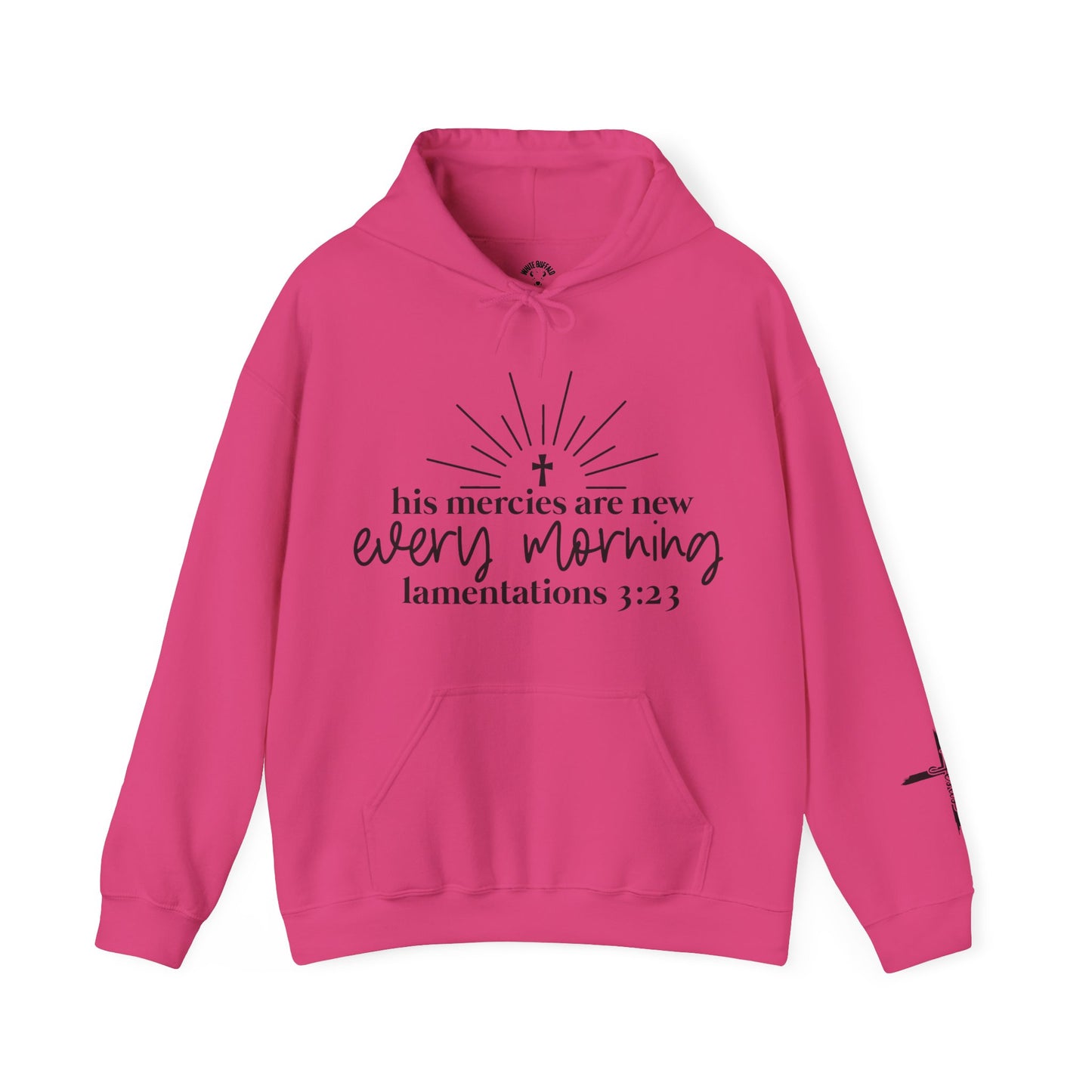 His Mercies Unisex Heavy Blend™ Hooded Sweatshirt