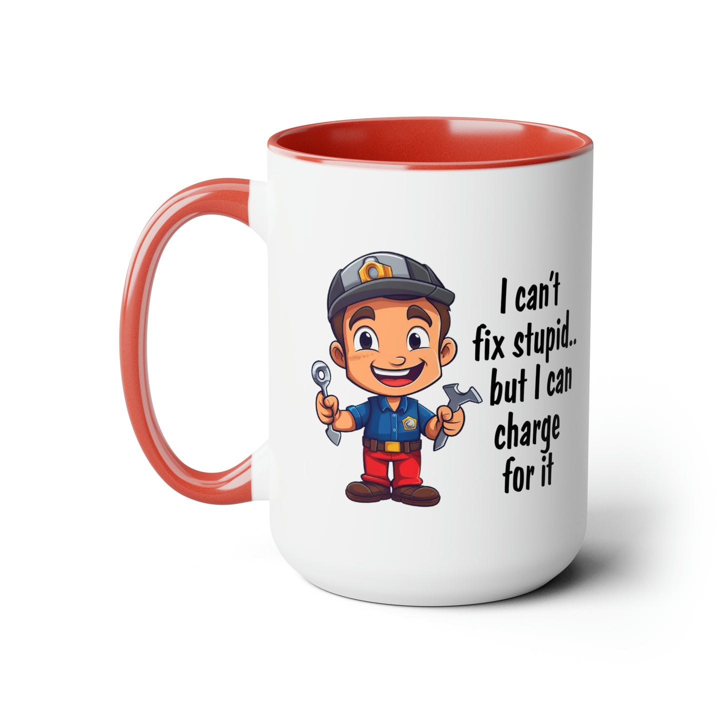 Two-Tone Coffee Mugs, 15oz