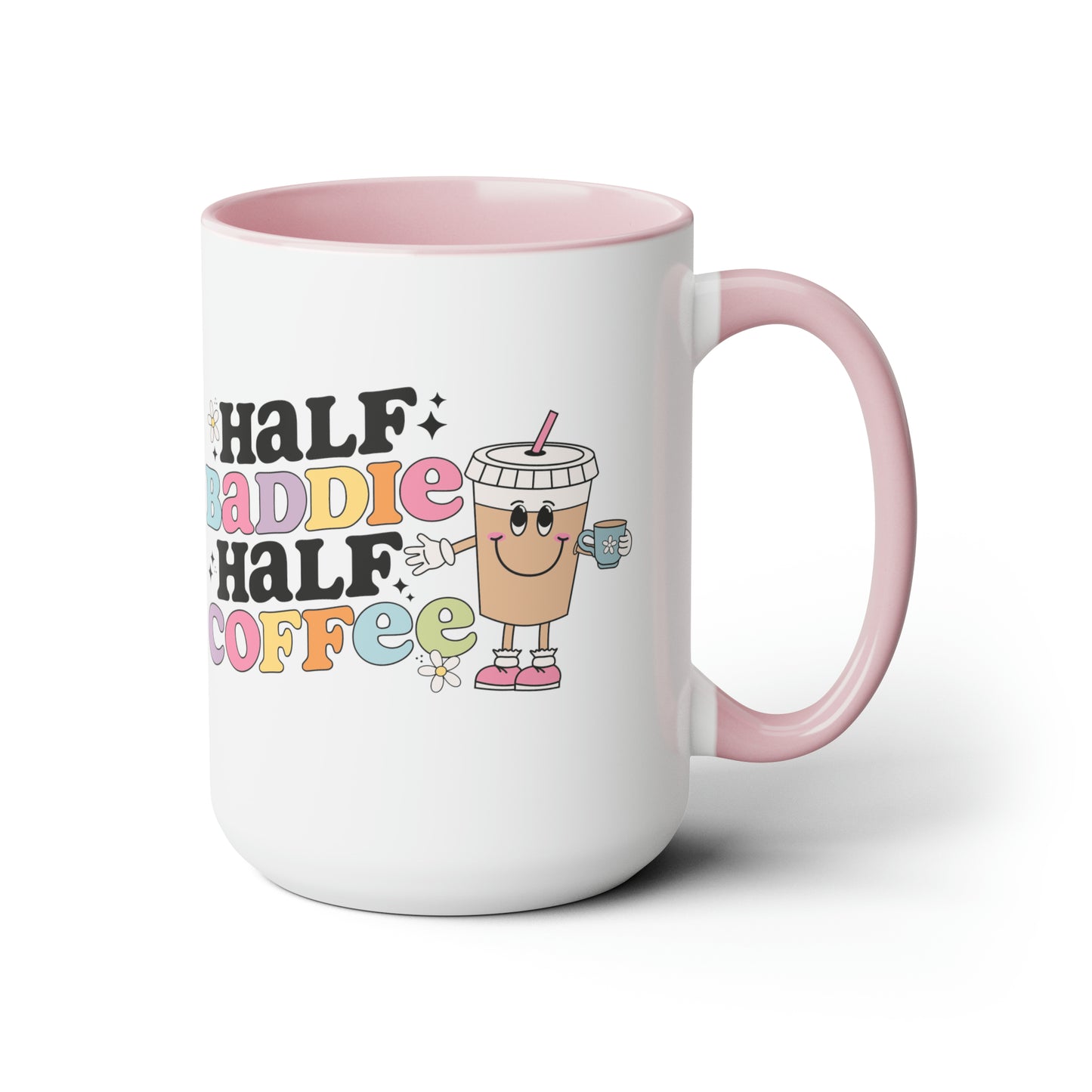 Baddie Two-Tone Coffee Mugs, 15oz