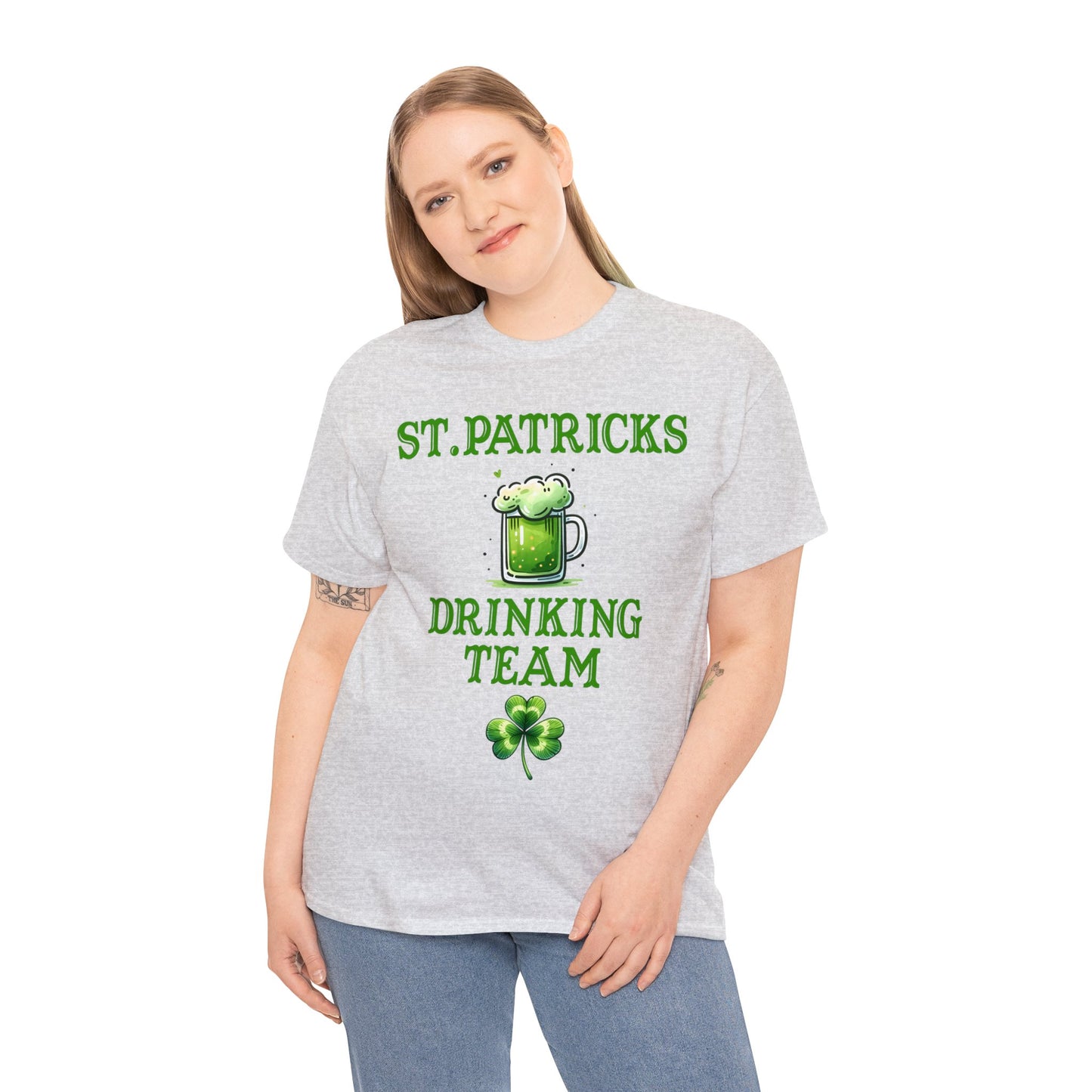 St Patricks Drinking Team Unisex Heavy Cotton Tee