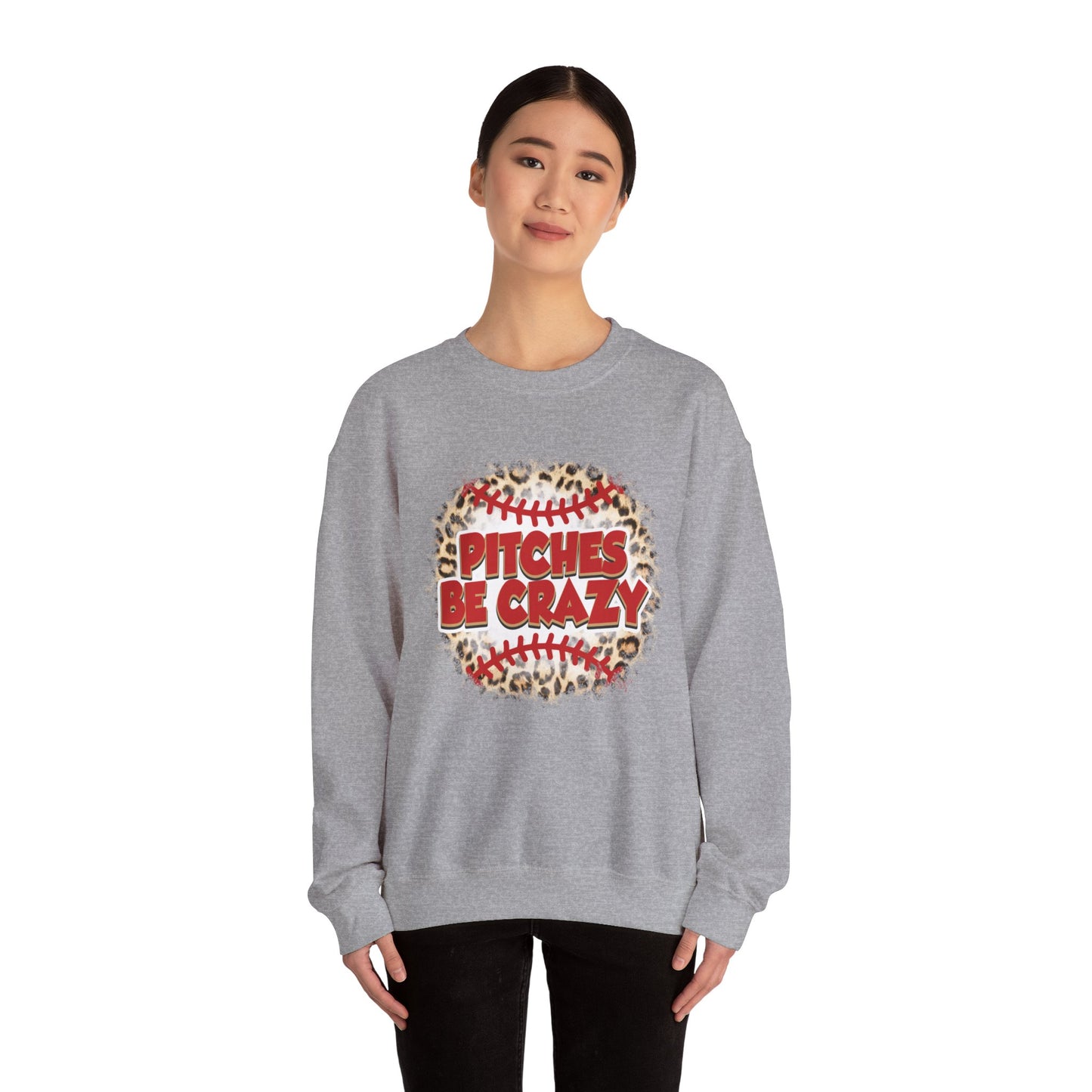 Pitches be Crazy Unisex Heavy Blend™ Crewneck Sweatshirt