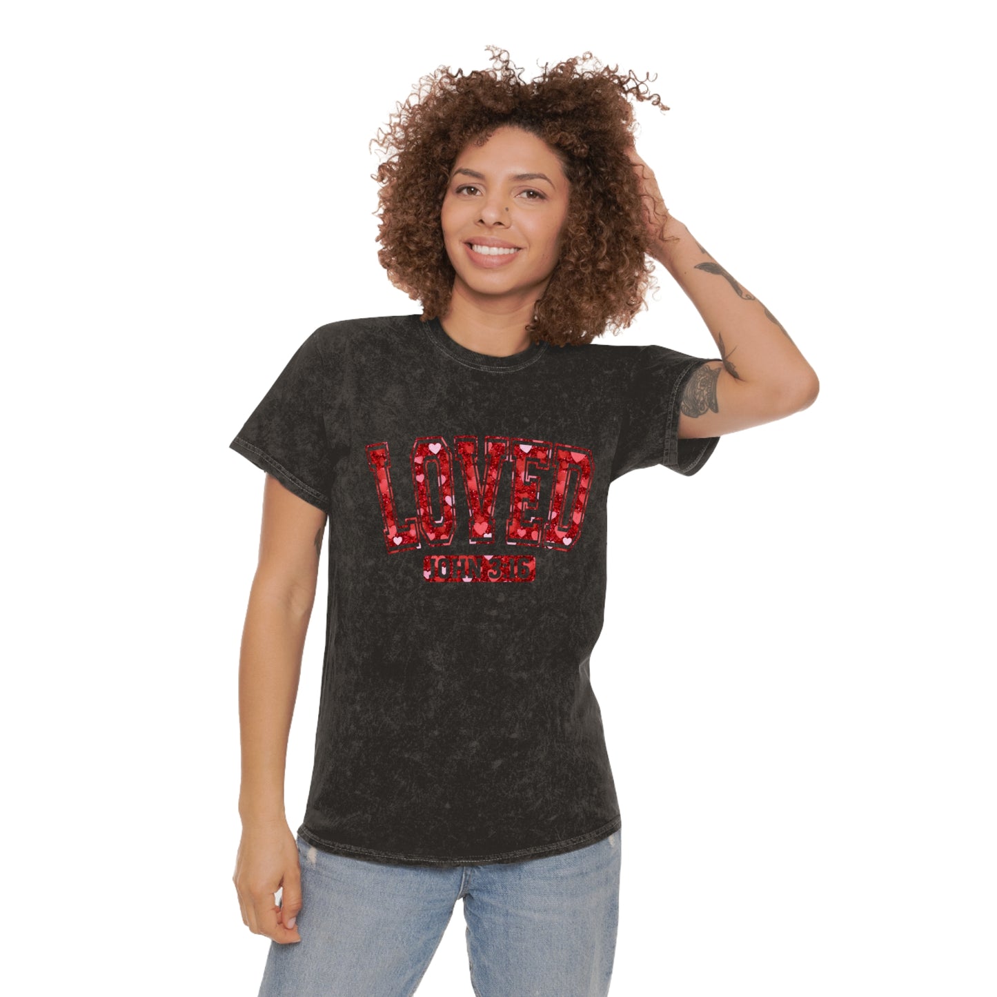 Loved Unisex Mineral Wash T-Shirt