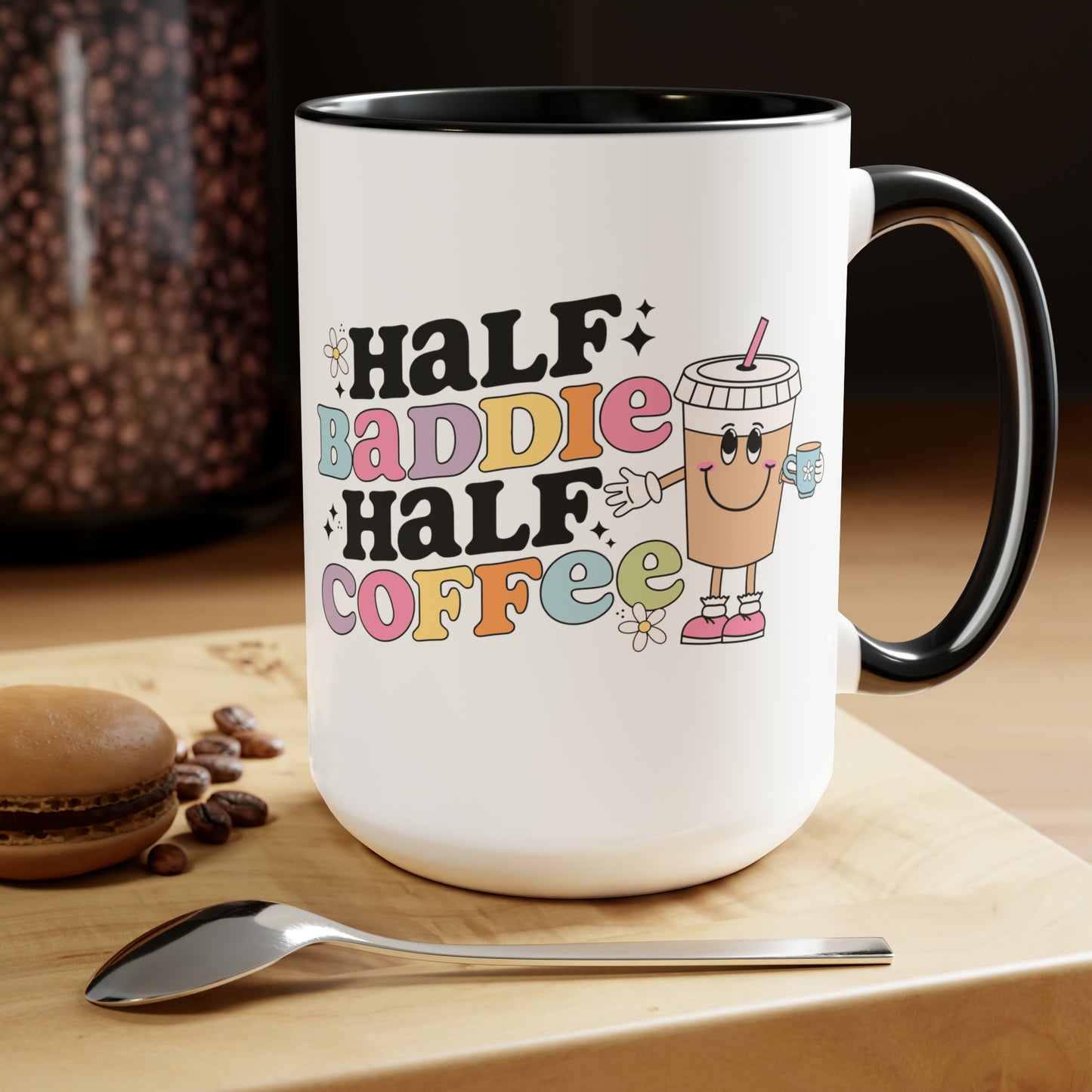Baddie Two-Tone Coffee Mugs, 15oz