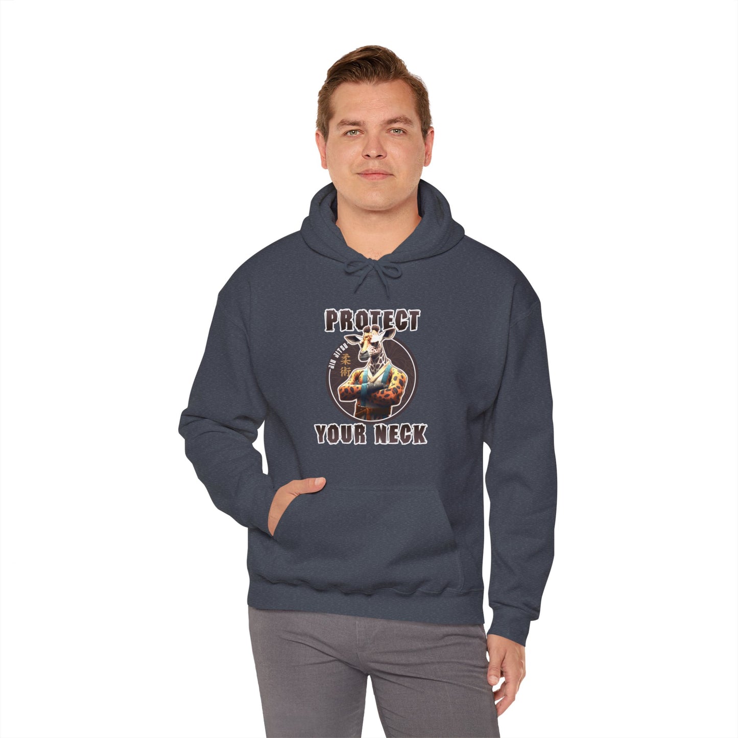 Protect Your Neck Unisex Heavy Blend™ Hooded Sweatshirt
