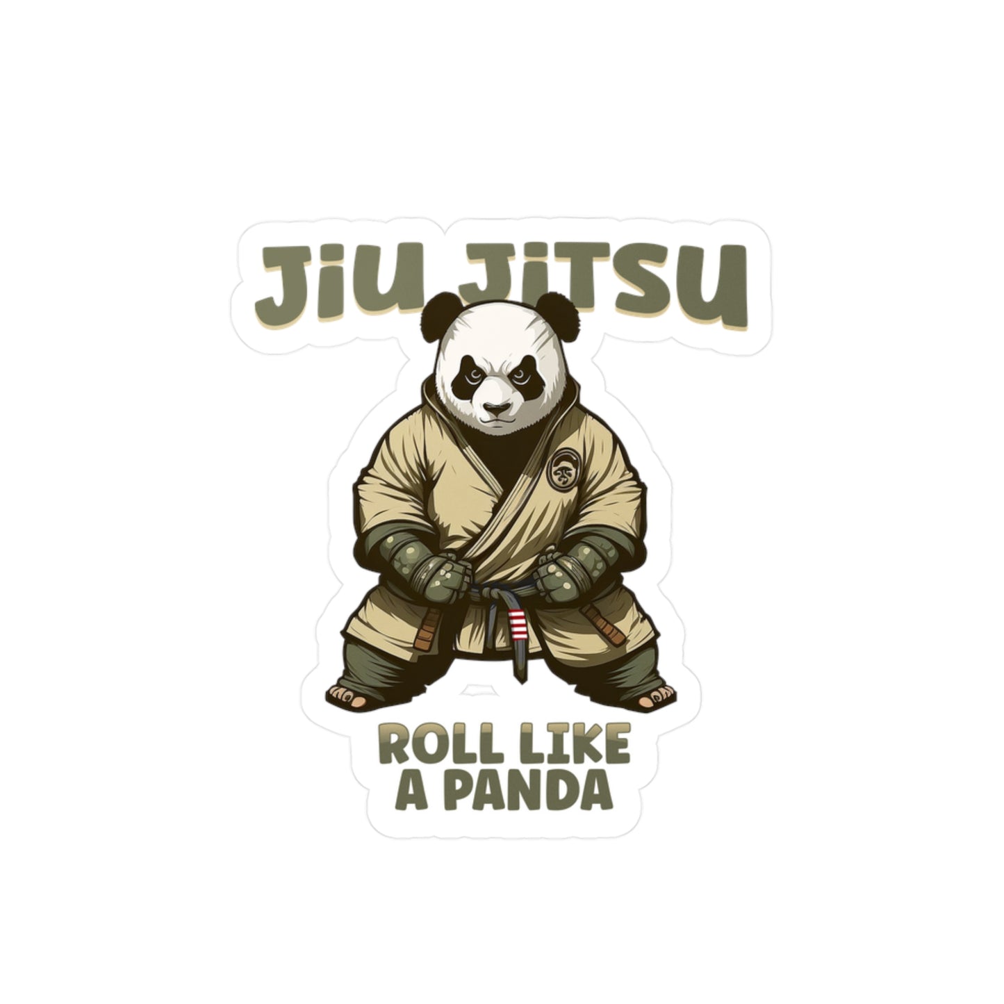 Panda Kiss-Cut Vinyl Decals