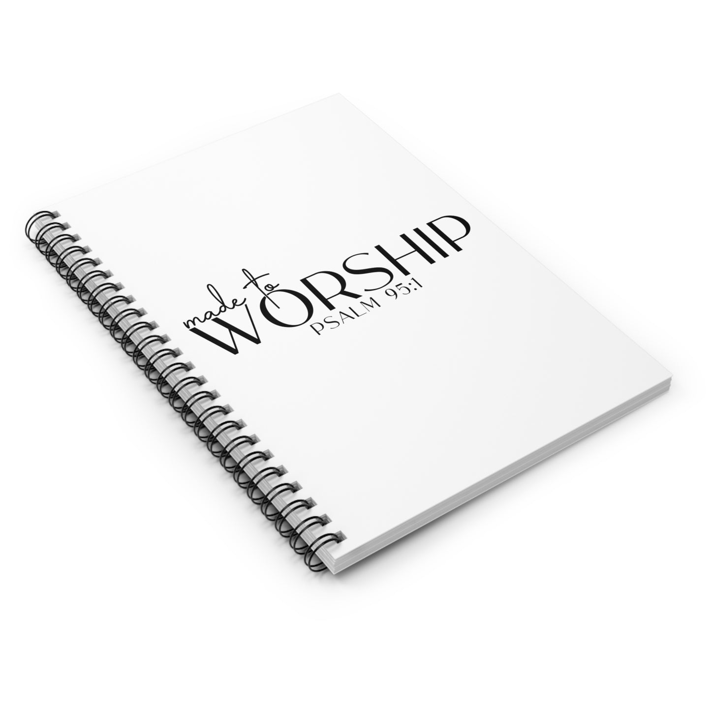 Worship Spiral Notebook - Ruled Line