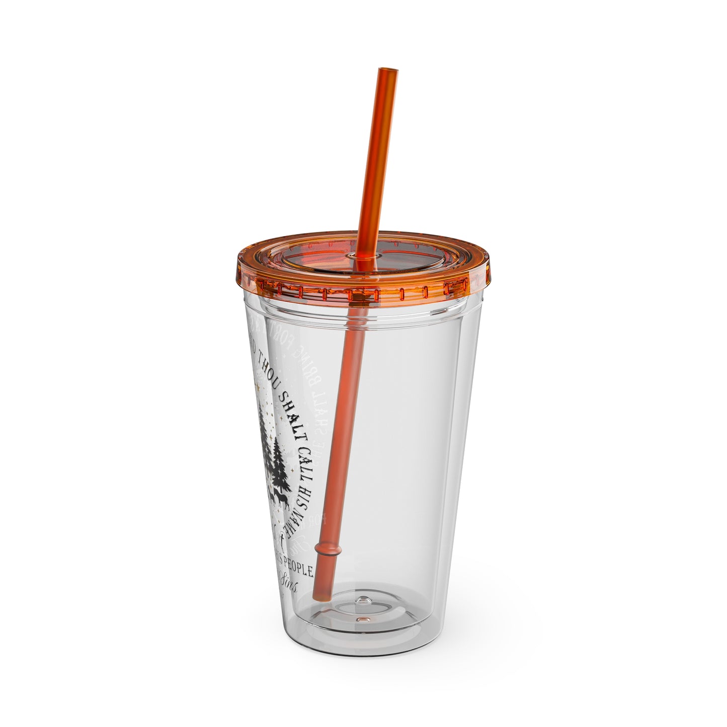 Matthew Sunsplash Tumbler with Straw, 16oz