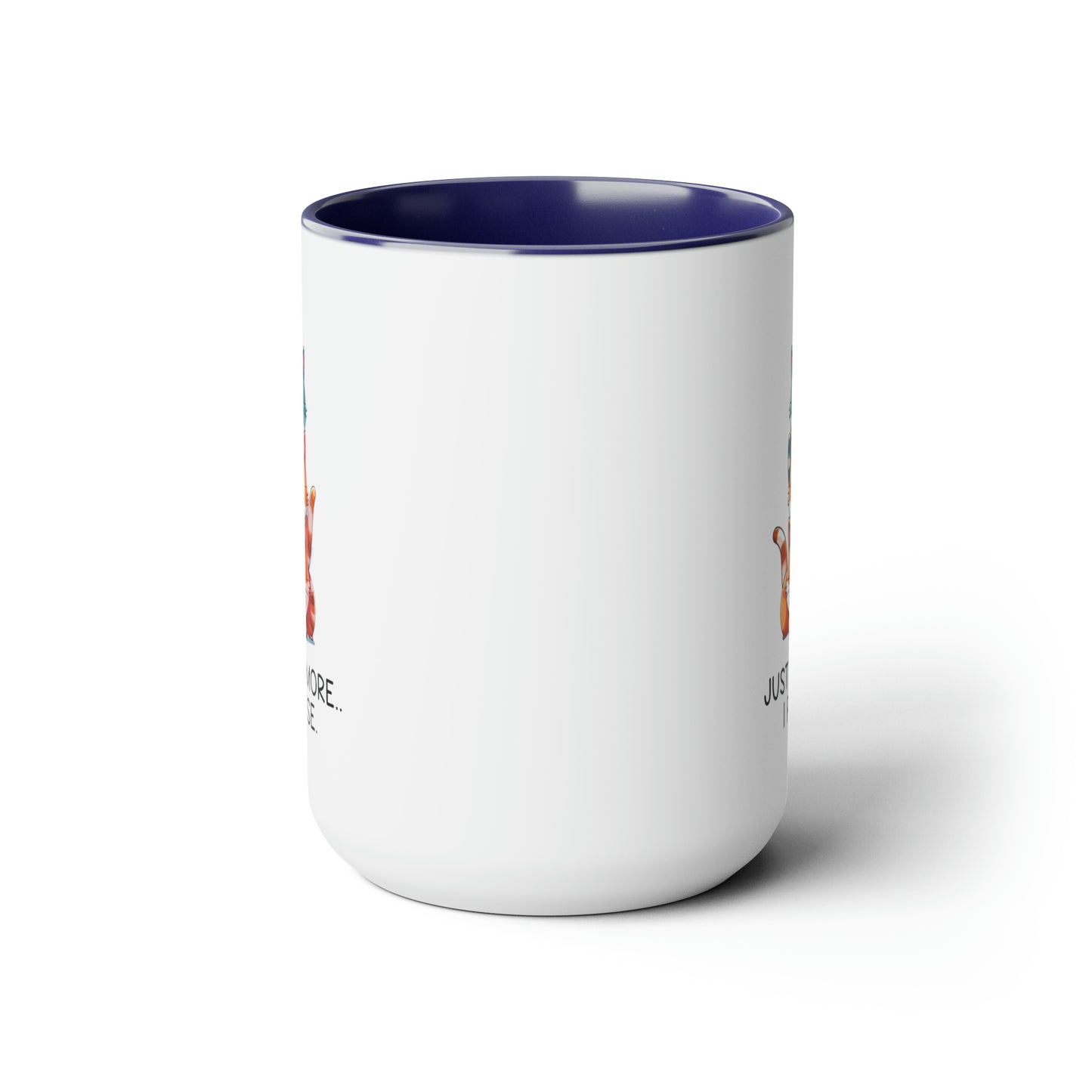 One more Cat Two-Tone Coffee Mugs, 15oz