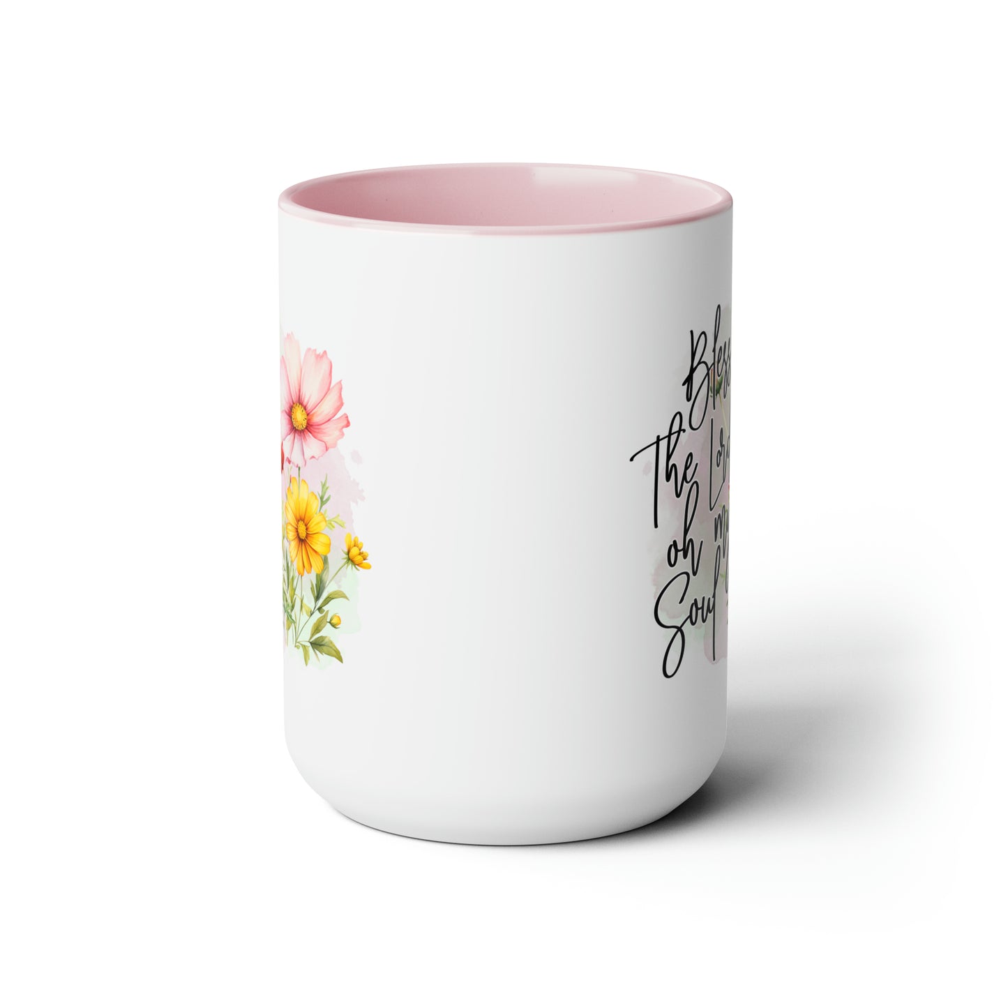 Bless the Lord Two-Tone Coffee Mugs, 15oz