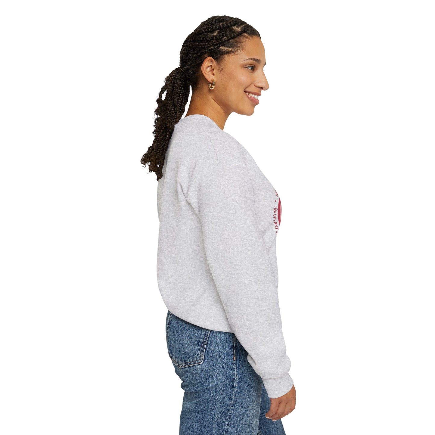 Teacher Heart Unisex Heavy Blend™ Crewneck Sweatshirt