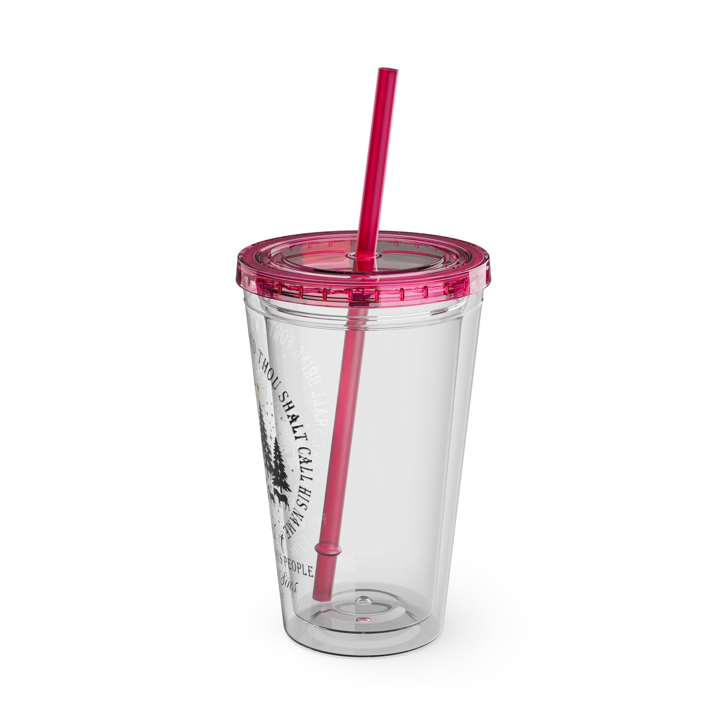 Matthew Sunsplash Tumbler with Straw, 16oz