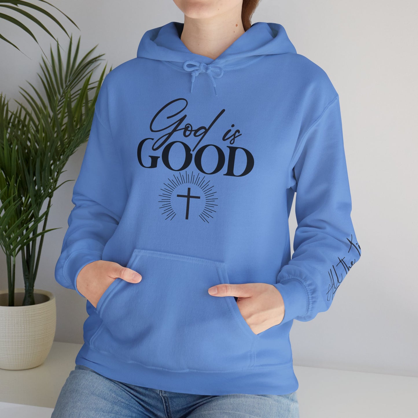 God is Good Unisex Heavy Blend™ Hooded Sweatshirt
