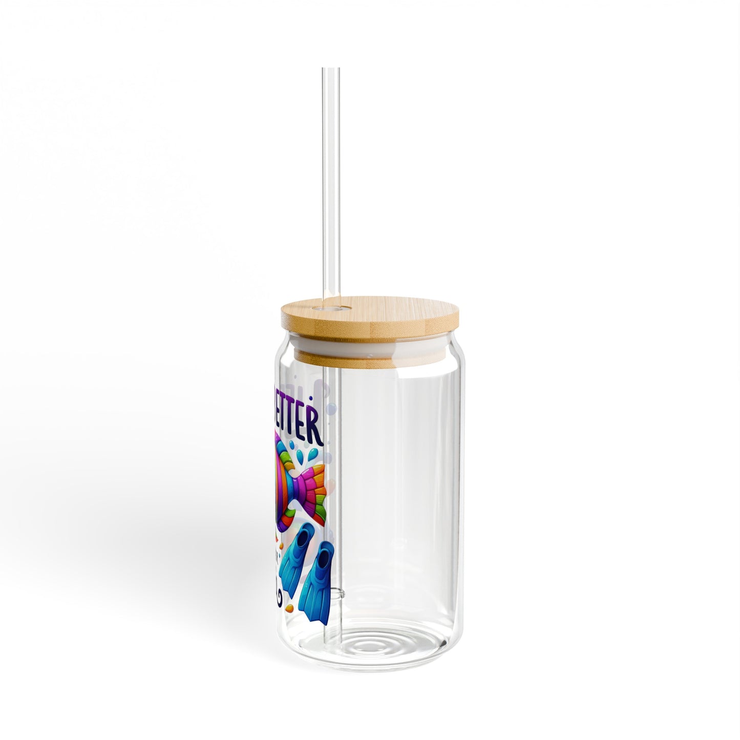 Life is Better Under The Sea Sipper Glass, 16oz