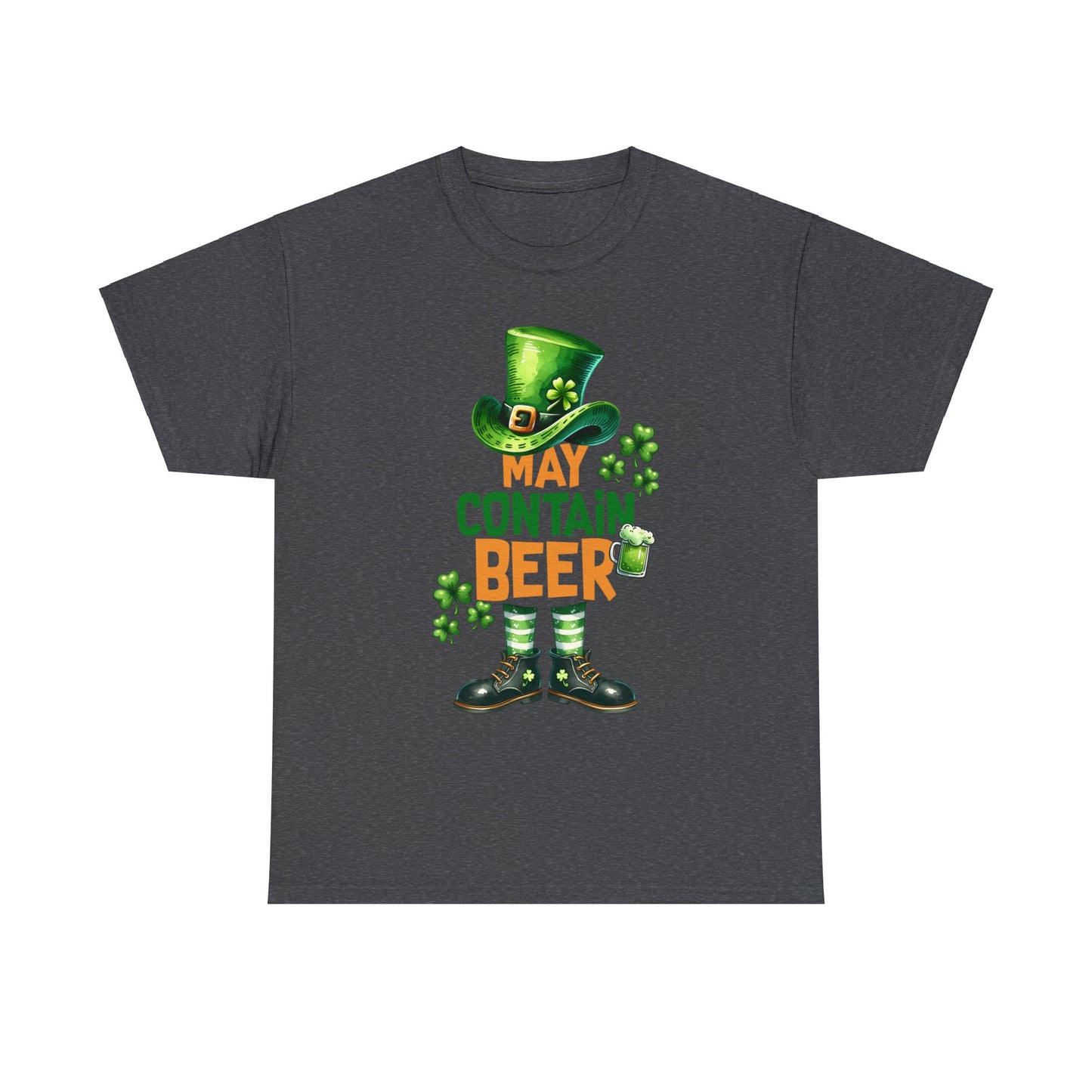 May Contain Beer Unisex Heavy Cotton Tee