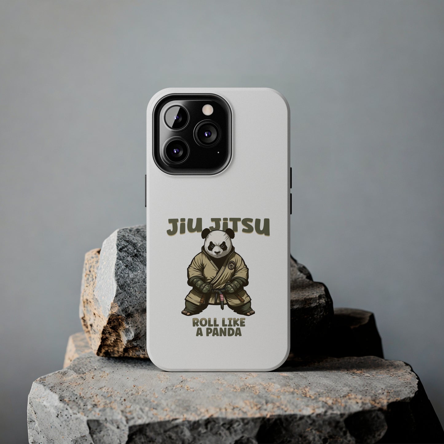 Jiu Jitsu Roll like a Panda Tough Phone Cases