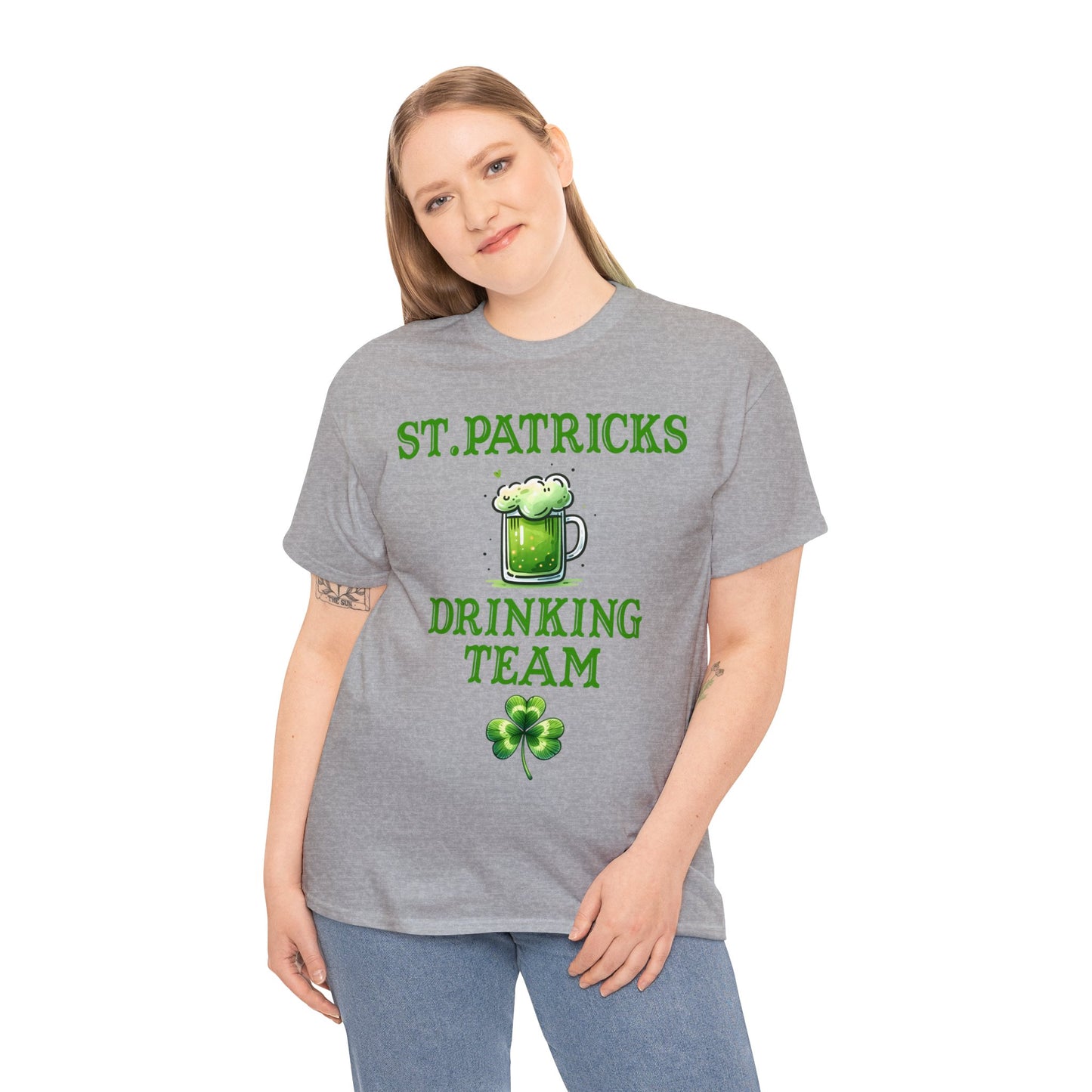 St Patricks Drinking Team Unisex Heavy Cotton Tee