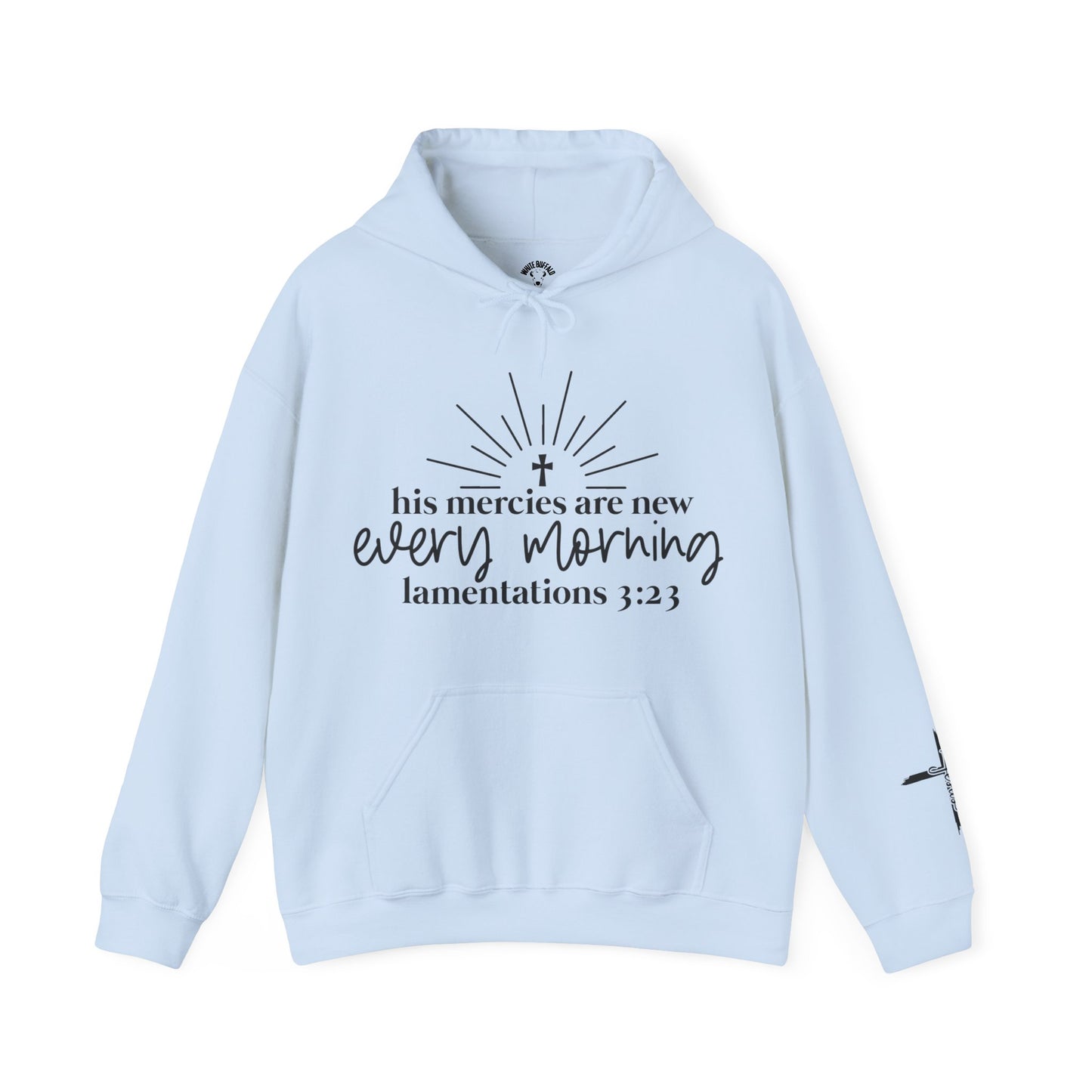His Mercies Unisex Heavy Blend™ Hooded Sweatshirt